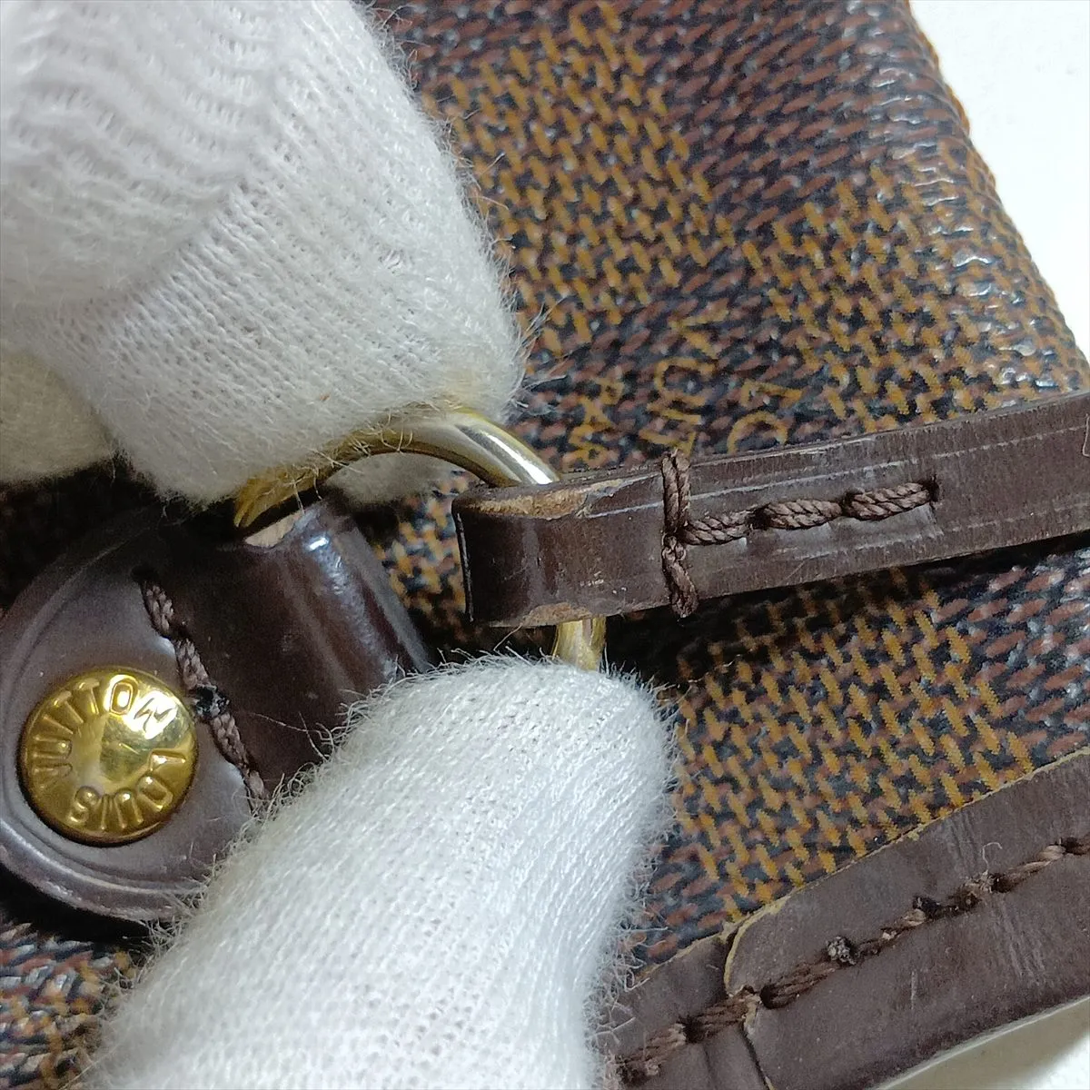 Damier Neverfull PM N51109 VI4160 Brown — view 12