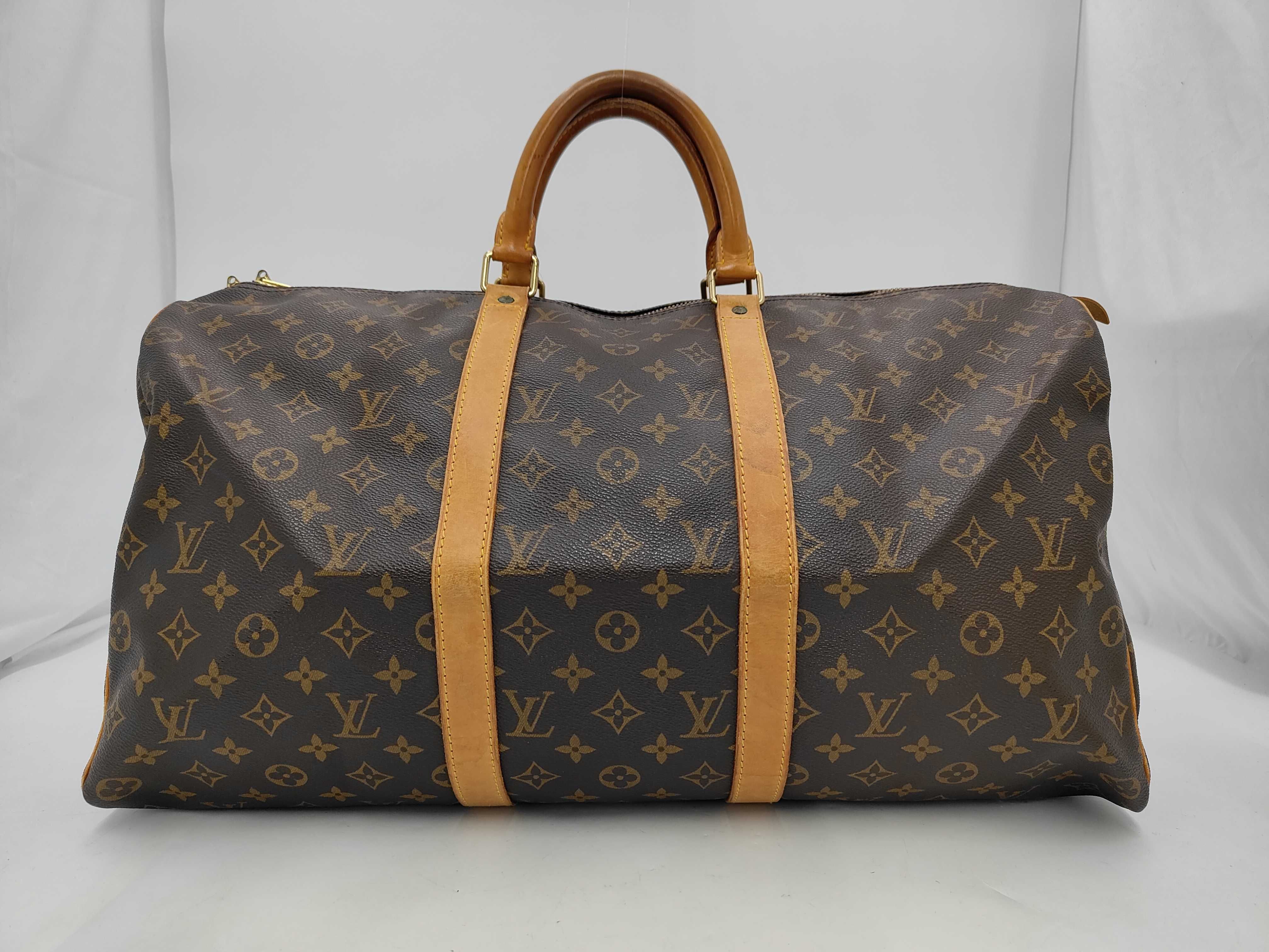 Monogram M41426 Keepall 50 Boston Bag