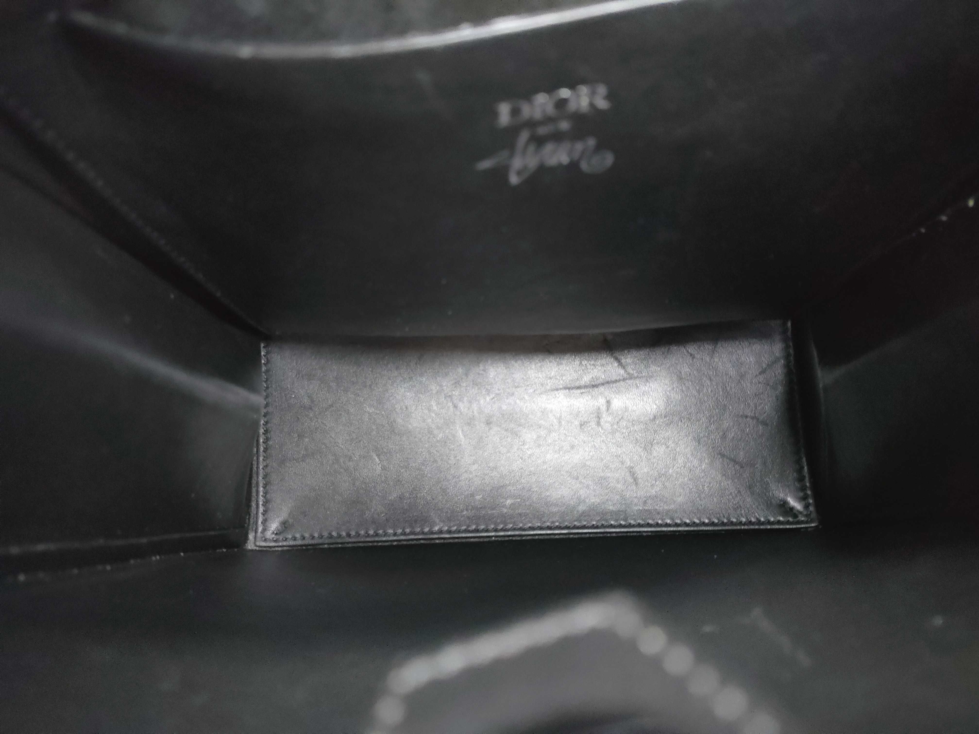 AND SHAWN D- Logo Print Leather Tote Bag — view 8