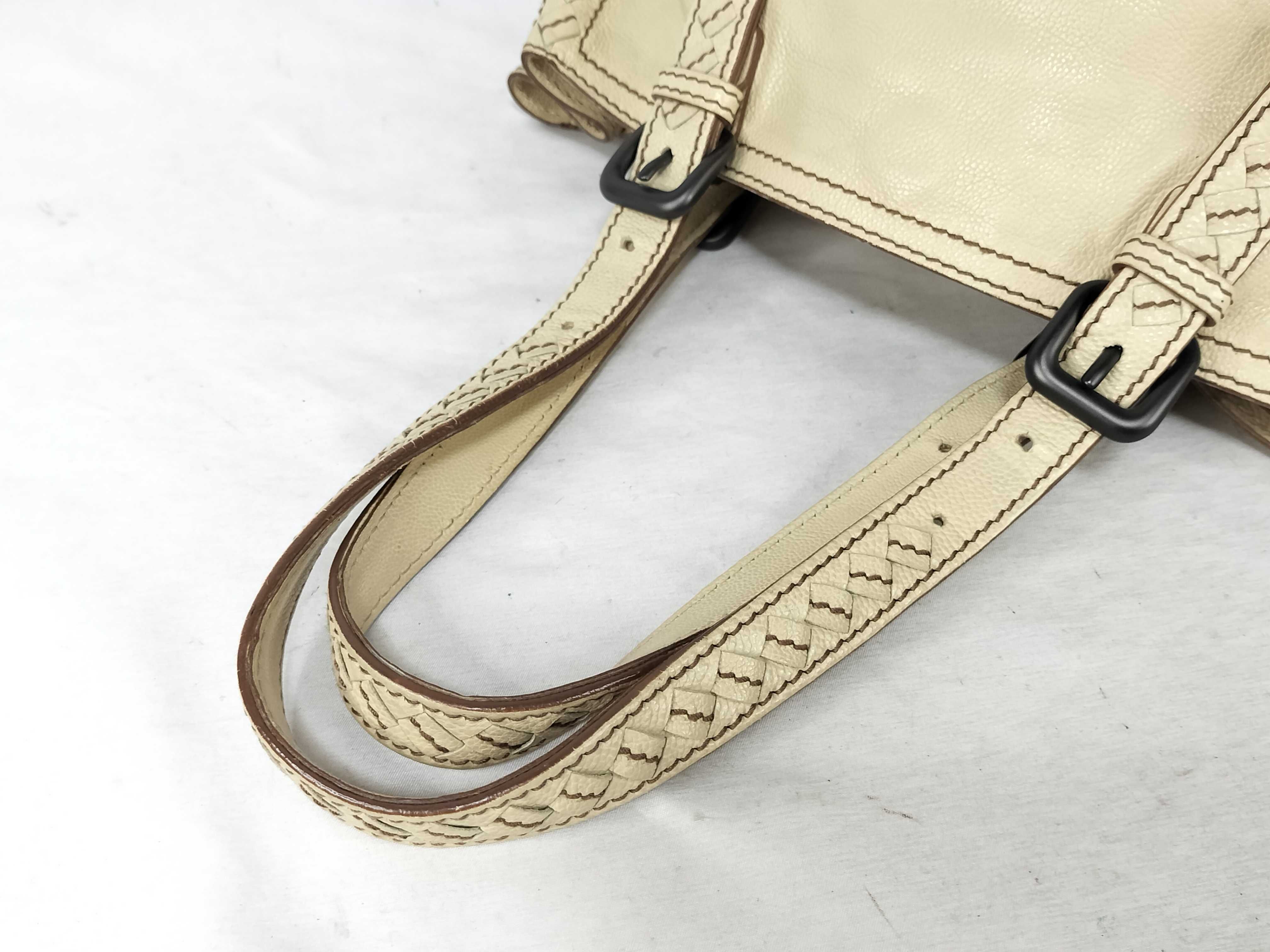 Leather Intrecciato Tote Bag Handbag — view 3
