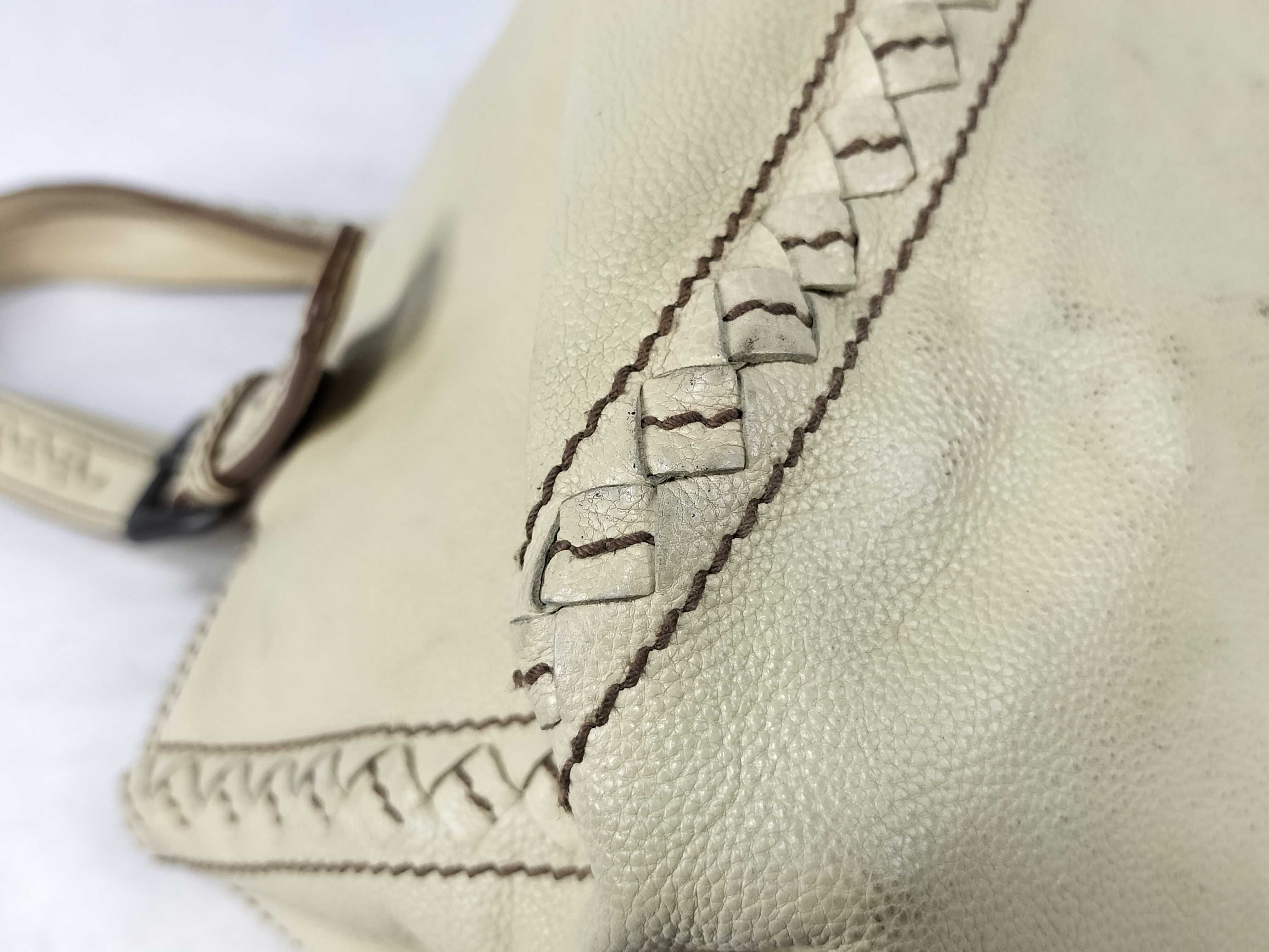 Leather Intrecciato Tote Bag Handbag — view 6