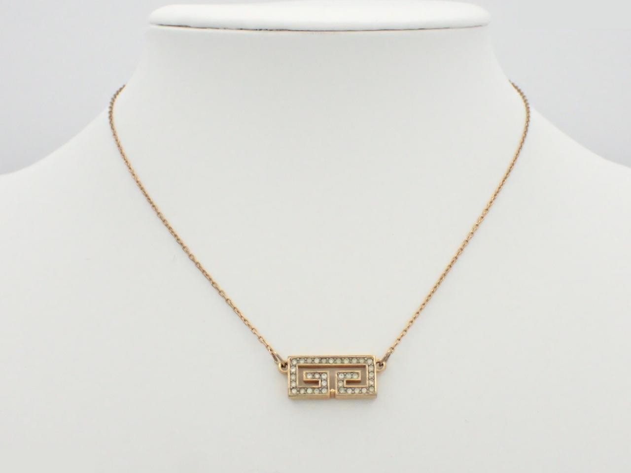 Gold necklace, chain approximately 39cm — view 3