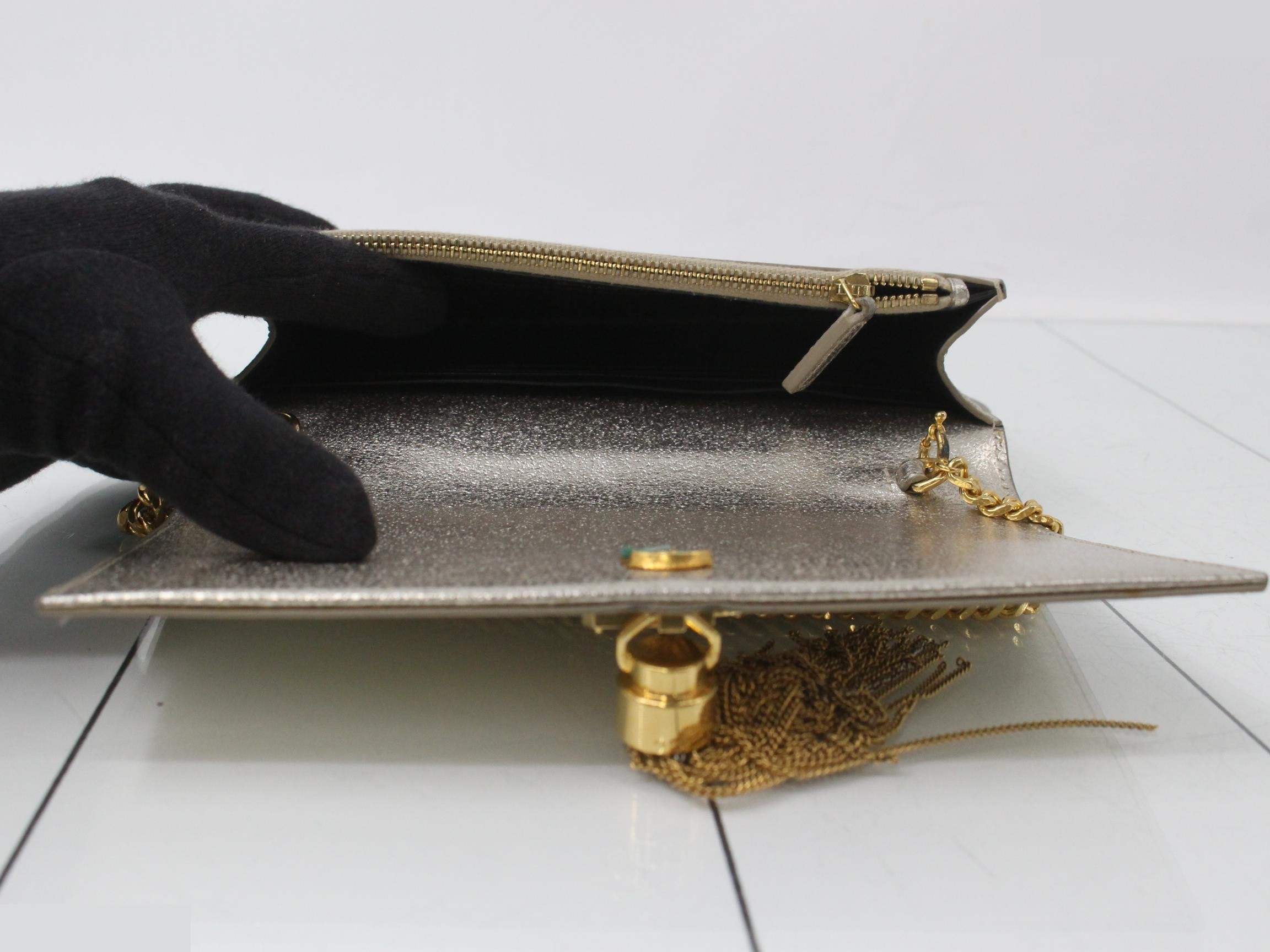 Kate Tassel Leather Chain Wallet — view 4