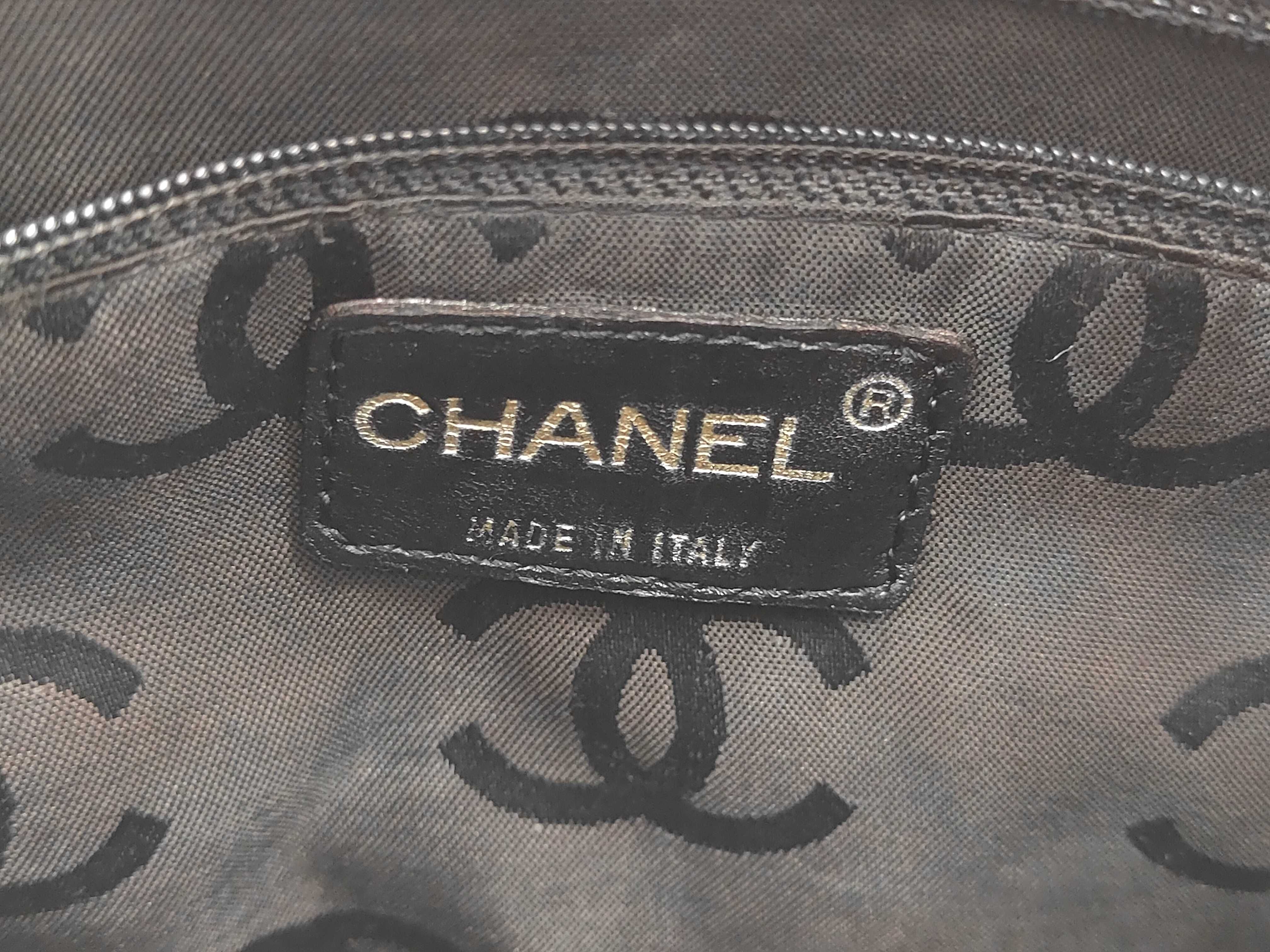 Chocolate Bar Coco Mark Patent Chain One Shoulder Bag — view 9