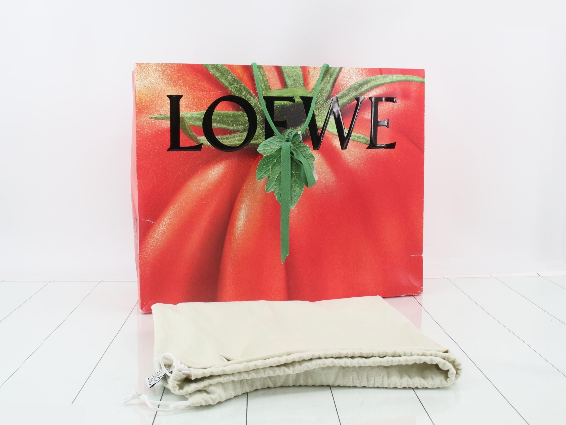 Excellent condition LOEWE Anagram Basket Tote Bag — view 7
