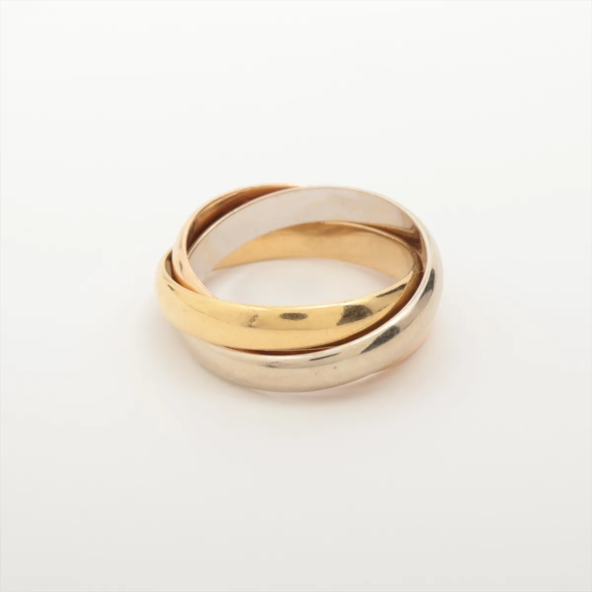 Trinity Ring 750 (Yellow Gold x Pink Gold x White Gold) 6.9g 50 AO291M — view 2
