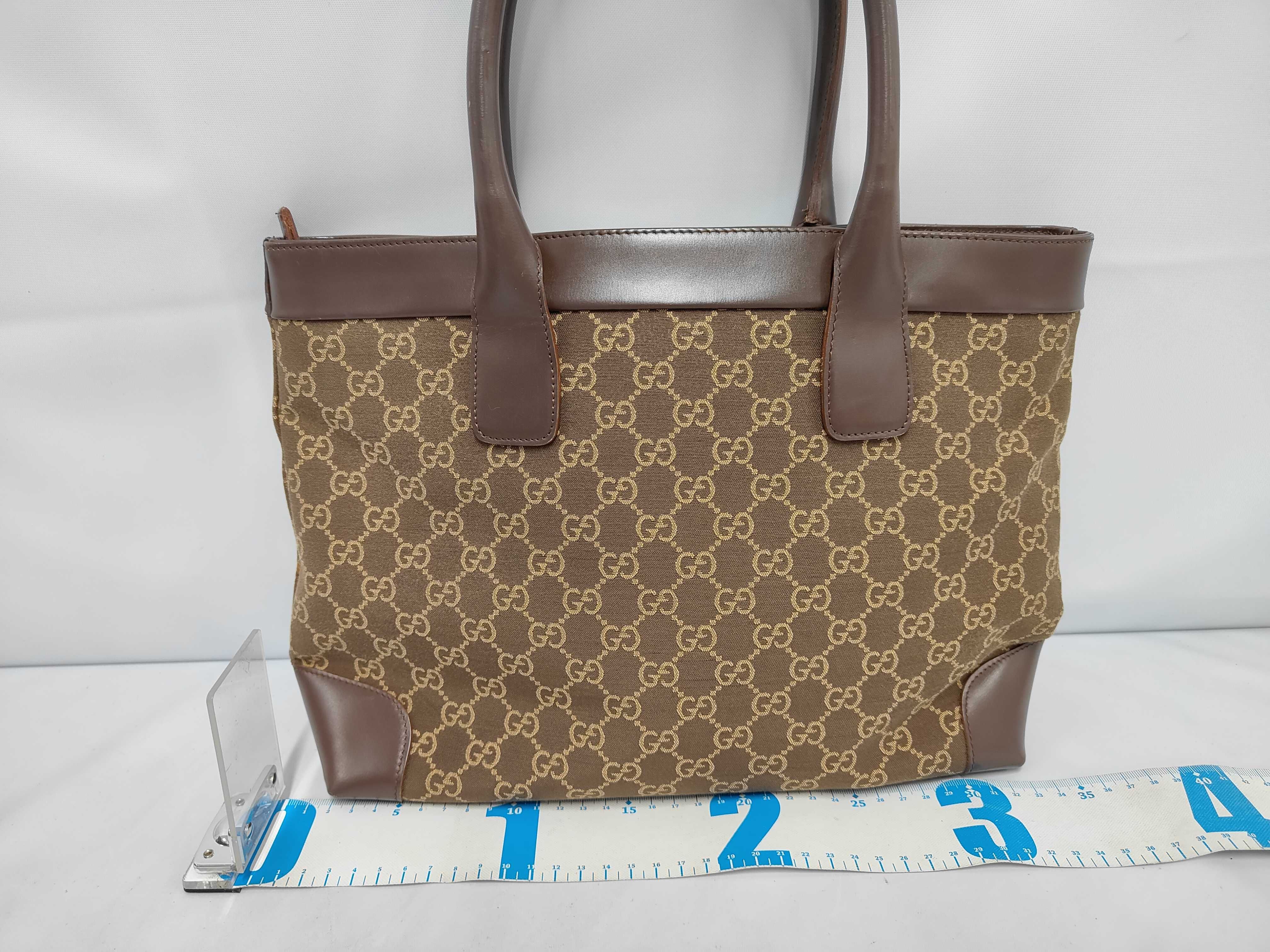 GG Canvas Handbag 002.1119 Brown Handbag — view 2