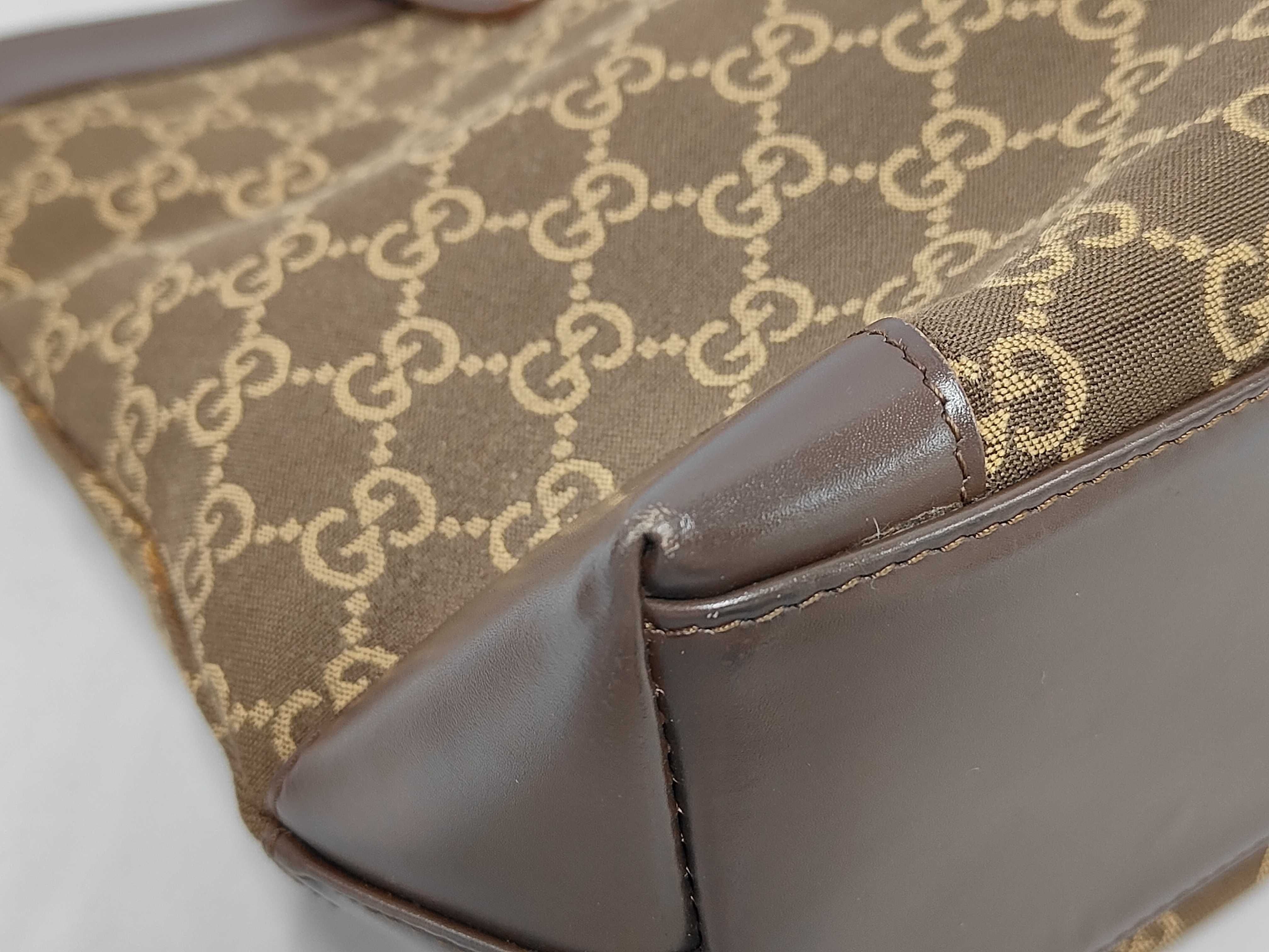 GG Canvas Handbag 002.1119 Brown Handbag — view 4