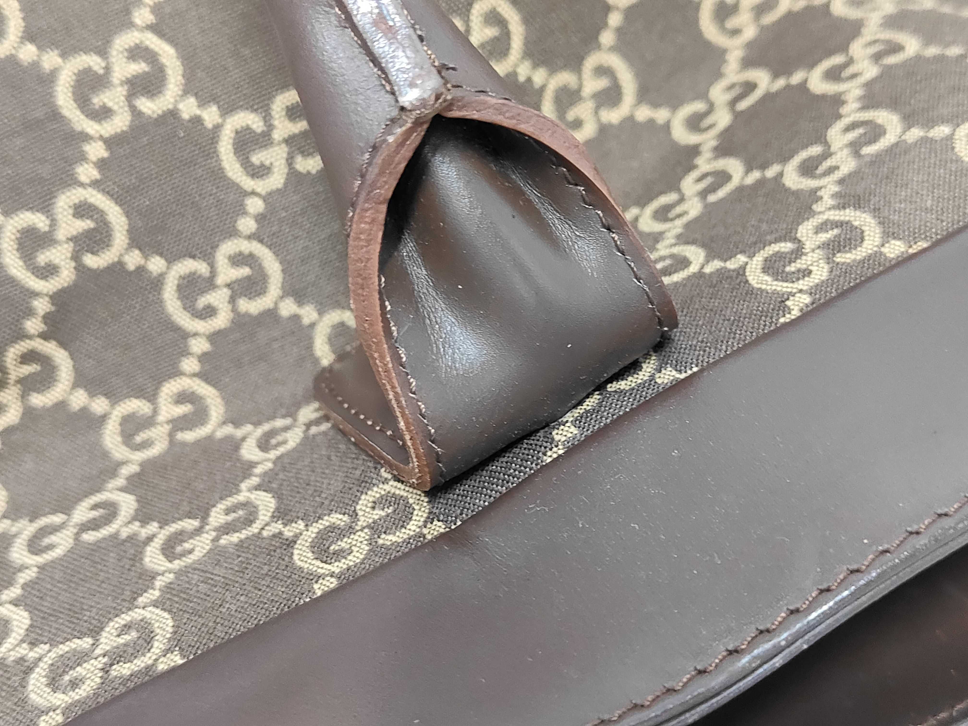 GG Canvas Handbag 002.1119 Brown Handbag — view 7