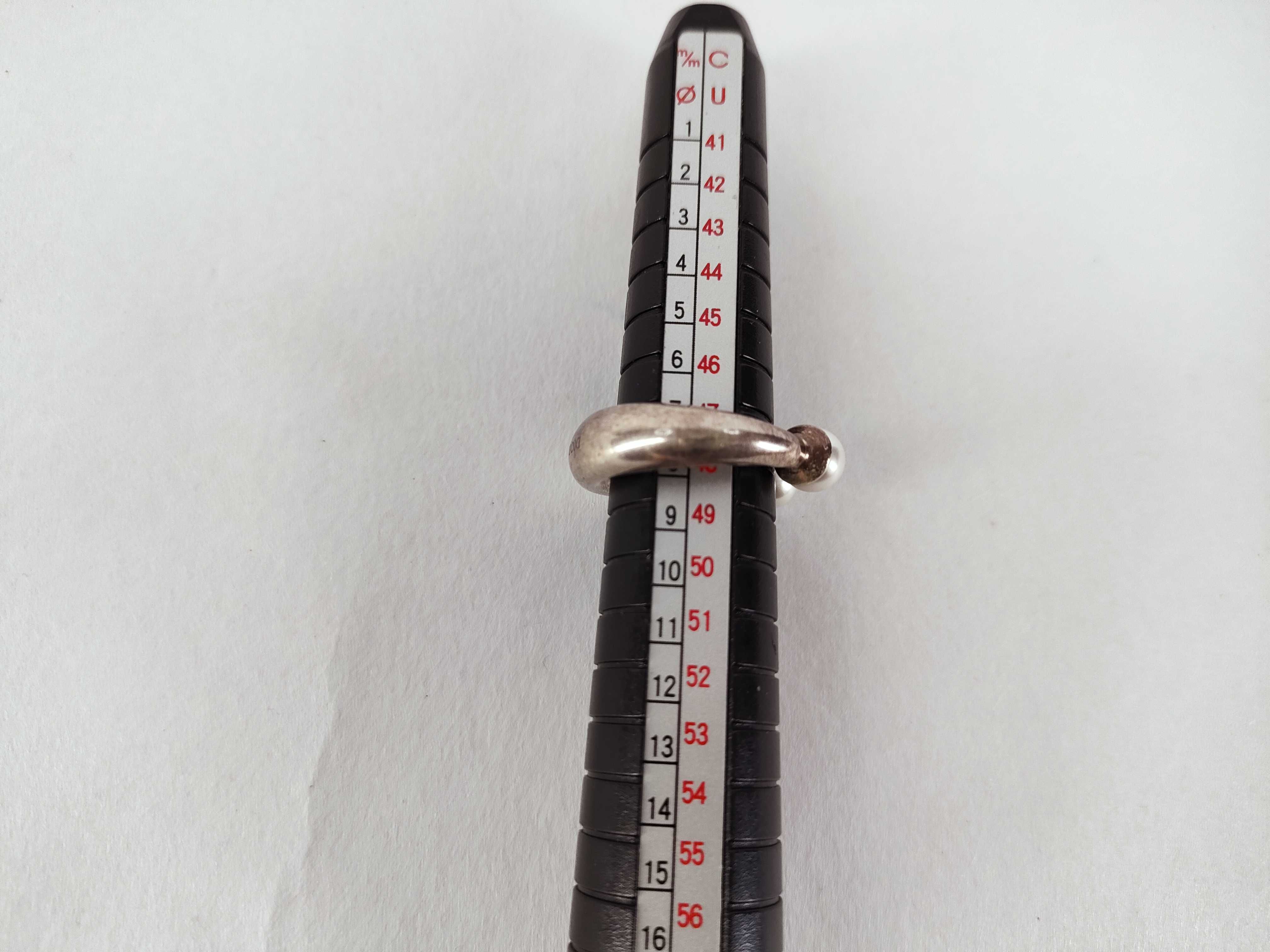 Tribal Pearl Ring, Size S — view 10