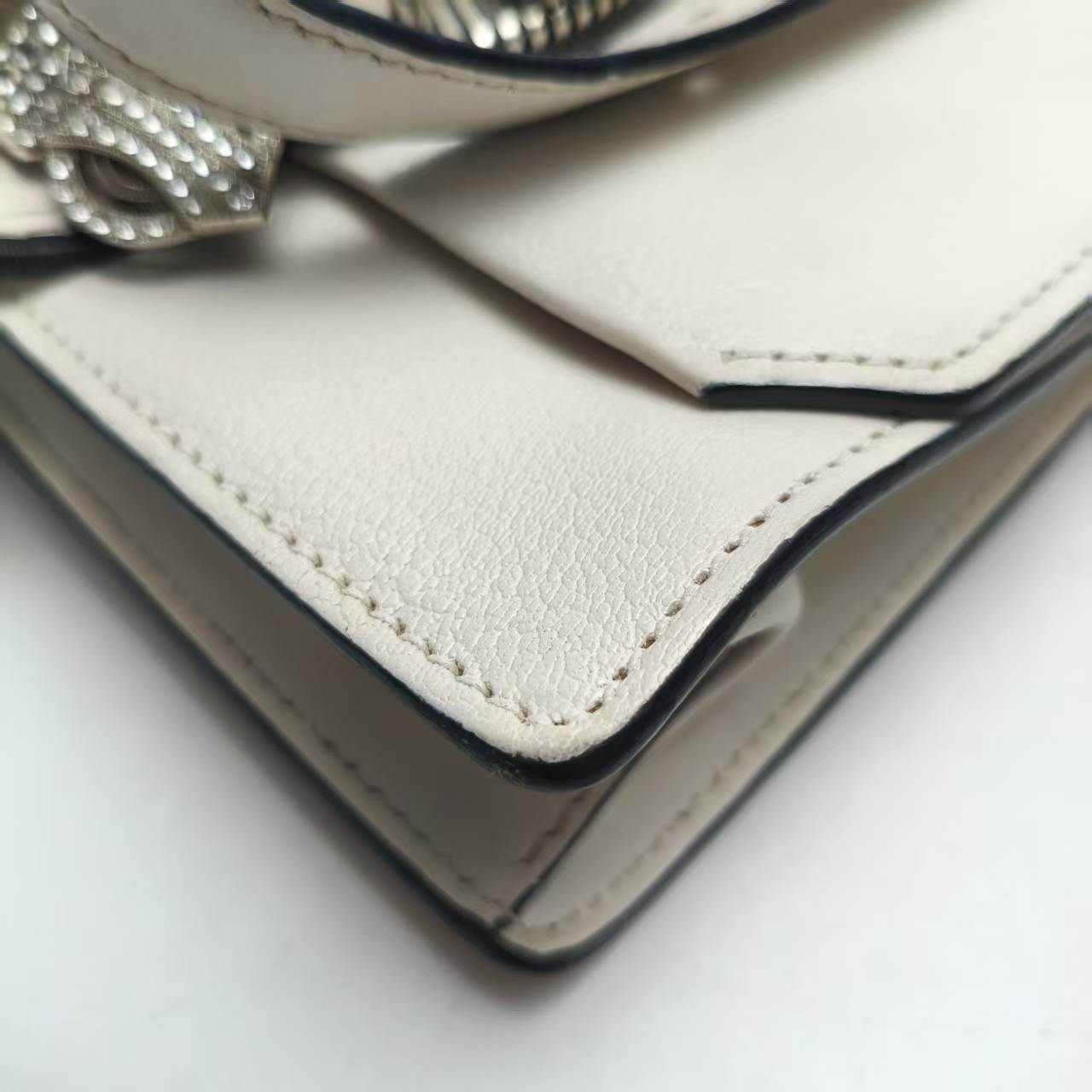 【*Shipped from: China*】Miu Miu Crystal Leather Shoulder Bag — view 4
