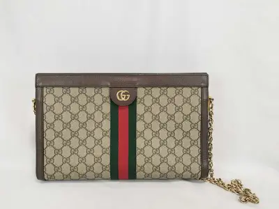 GG Supreme Chain Shoulder Bag