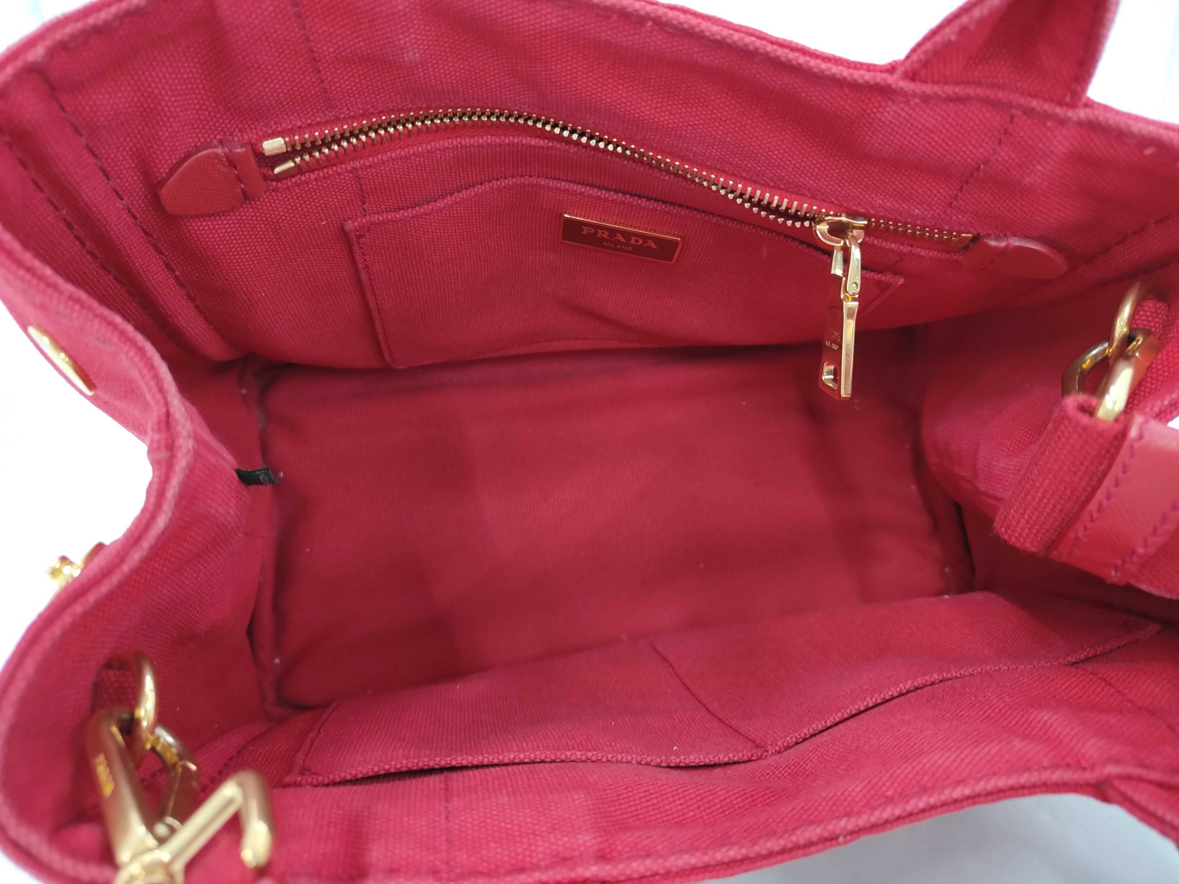 Canapa 2-Way Handbag, Red, B2439G — view 7