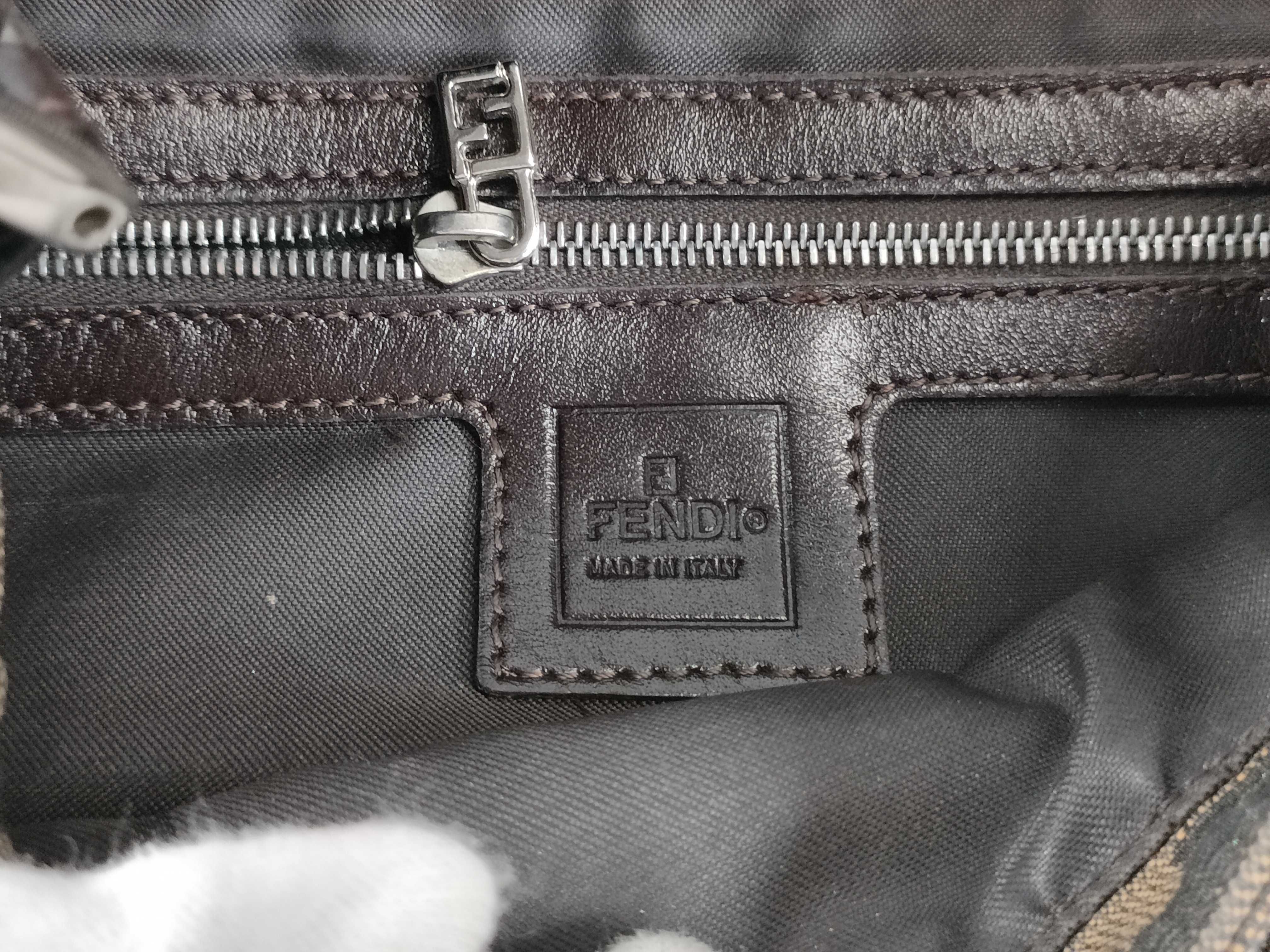 Zucca pattern Mamma metal fittings bucket 25cm handbag — view 11