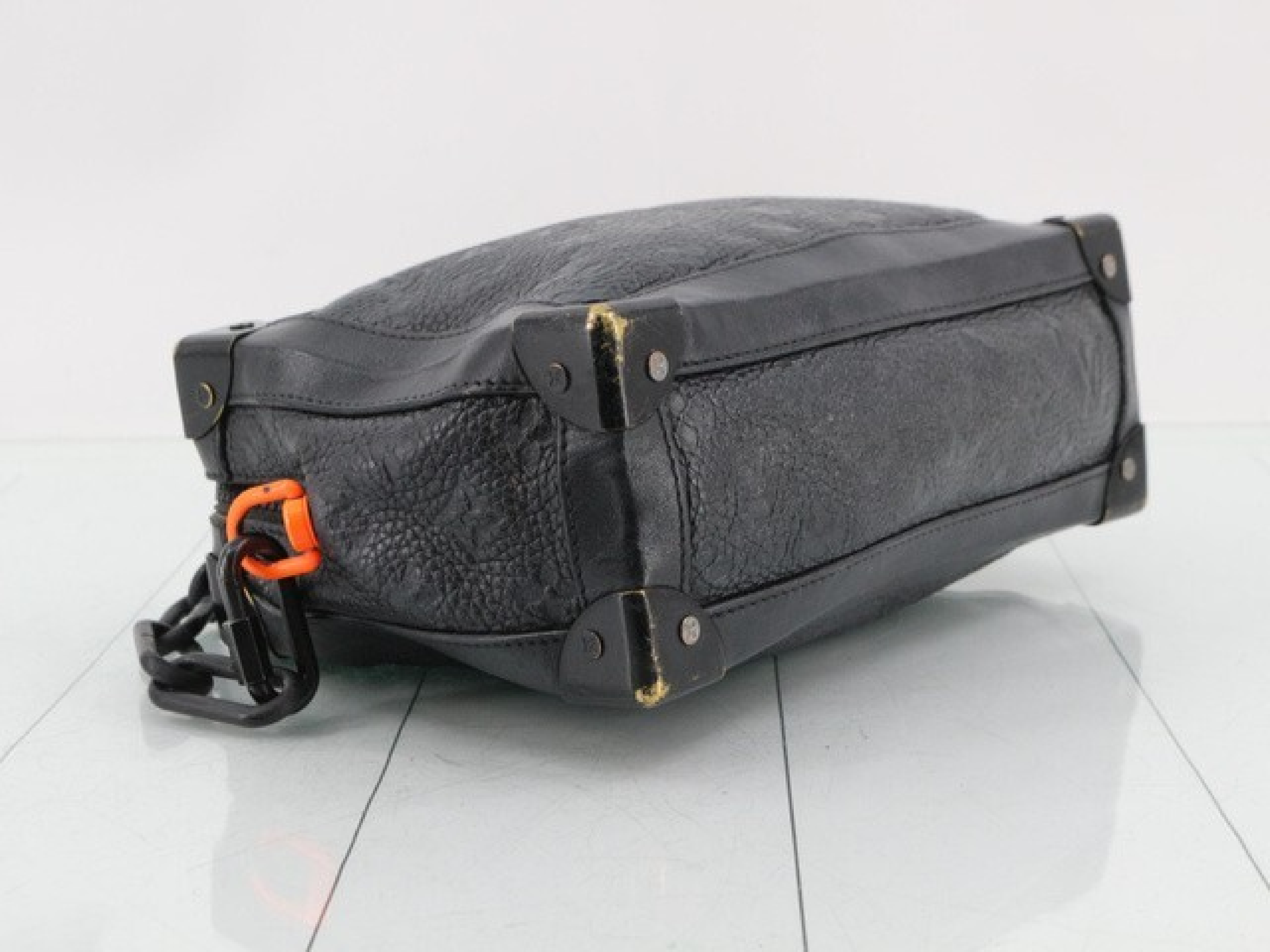 Monogram Taurillon DU0129 Soft Trunk Shoulder Bag — view 3