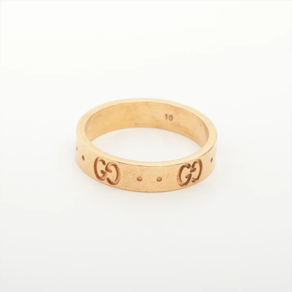 Icon Ring 750 (Yellow Gold) 3.6g 10 dents — view 2