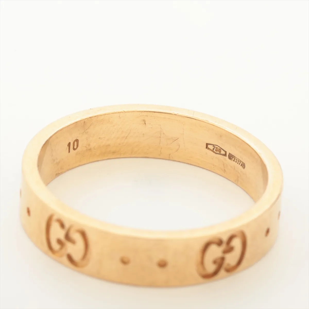 Icon Ring 750 (Yellow Gold) 3.6g 10 dents — view 3