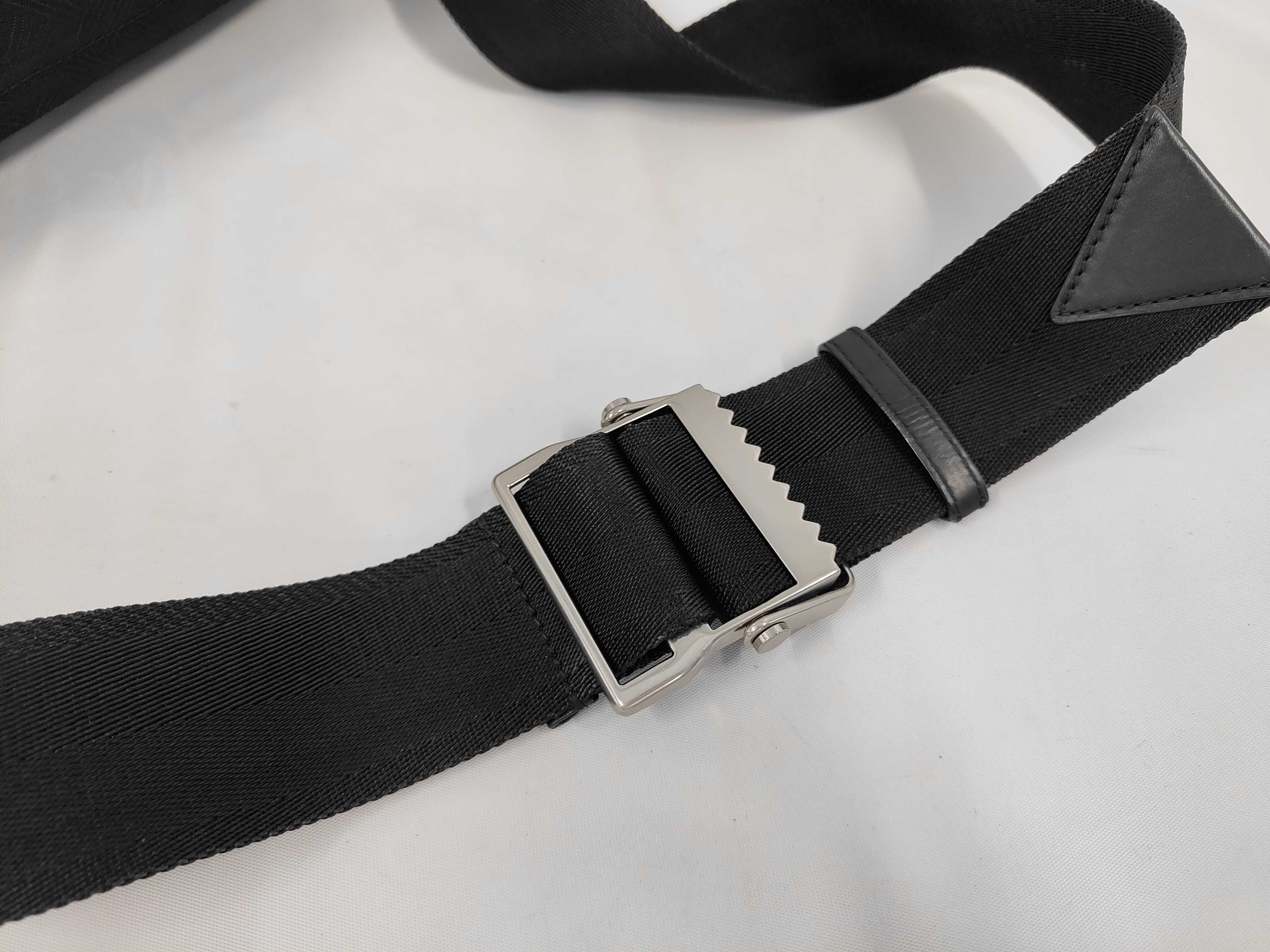 Nylon x Polyester Crossbody Bag Shoulder Bag Black Waist Bag — view 5