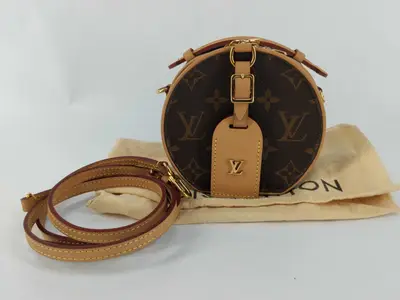 Monogram Bag Mini Boite Chapeau RFID Handbag