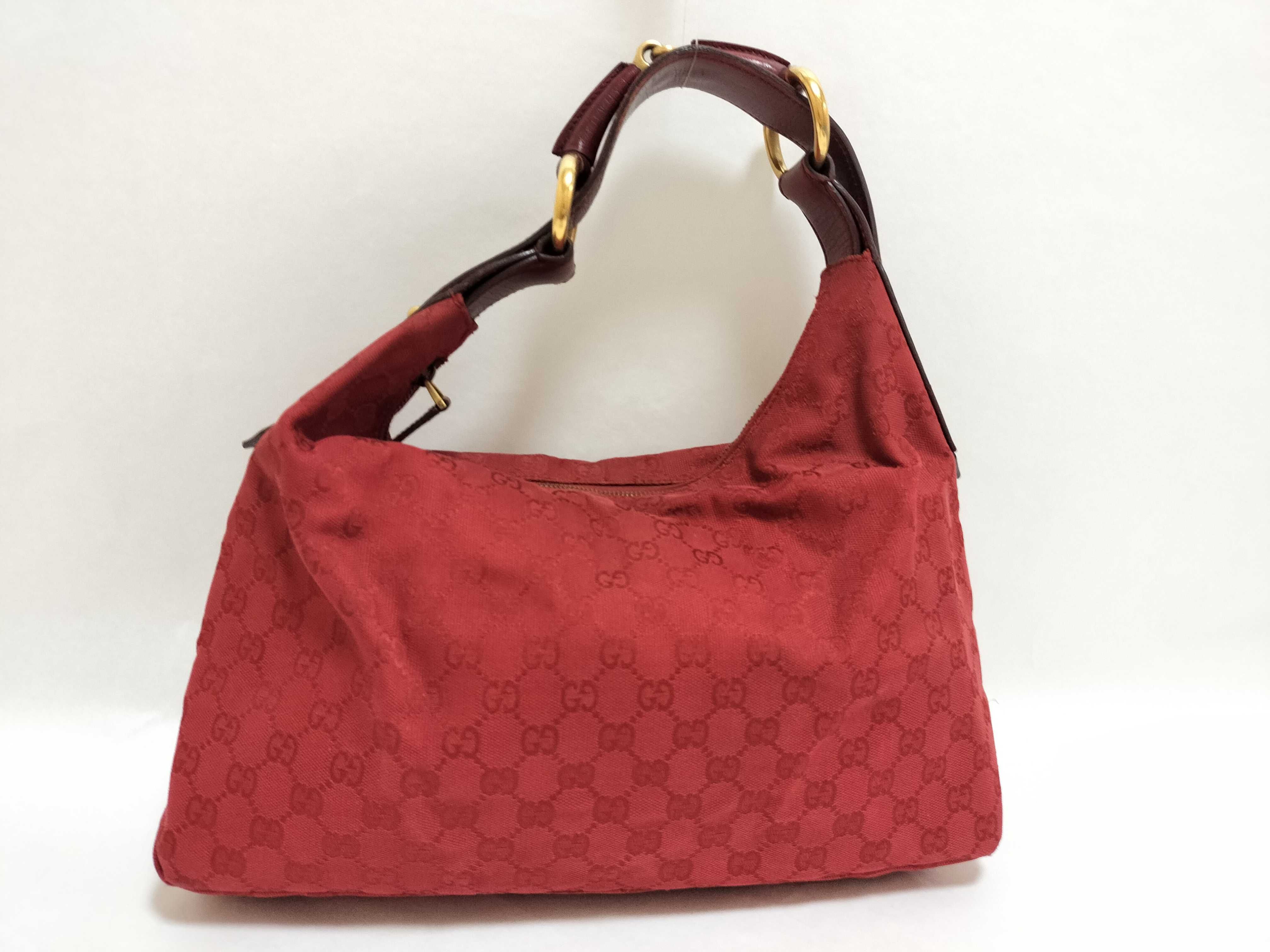 GG Canvas Gucci GG Canvas Horsebit Shoulder Bag