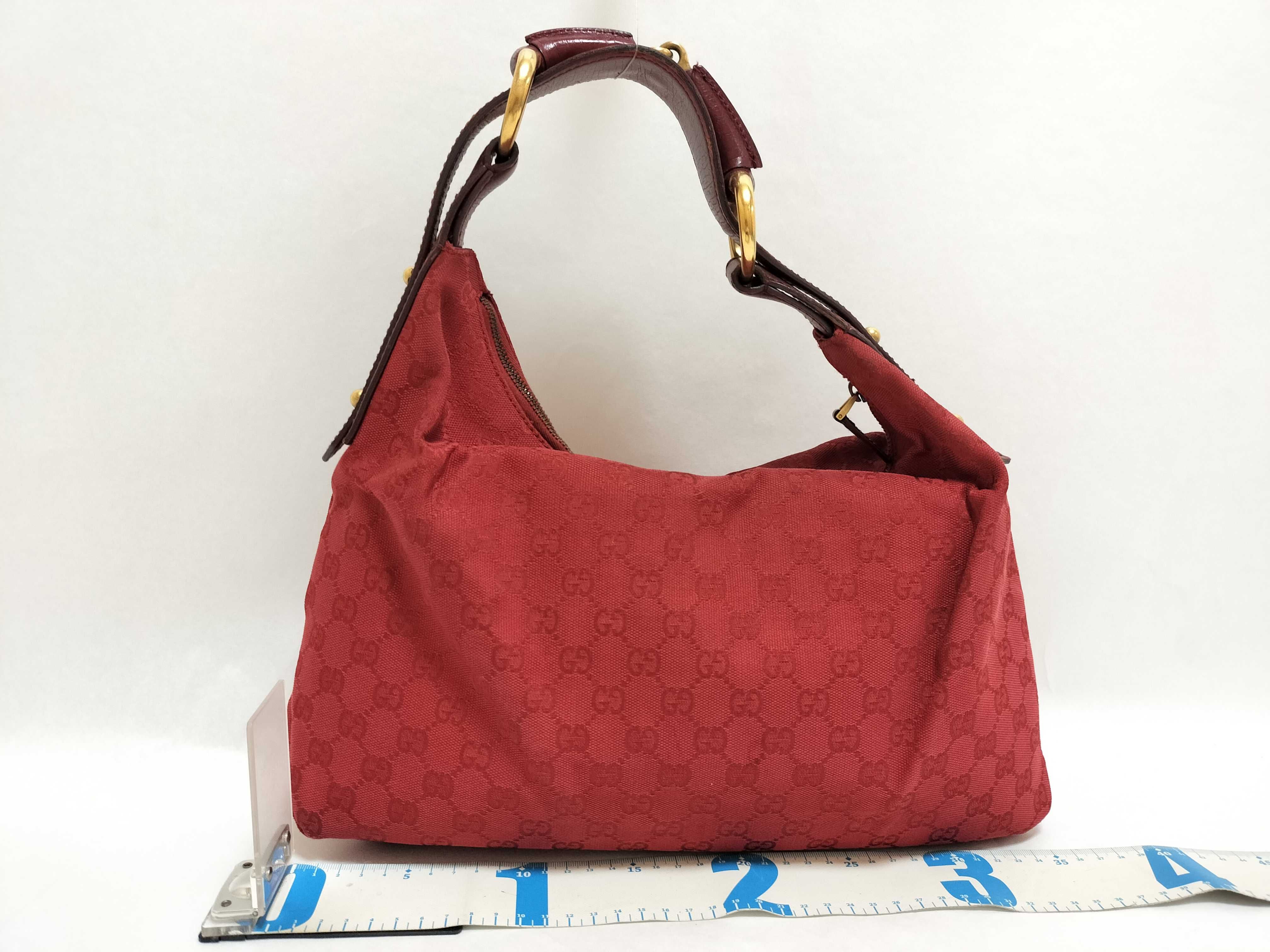 GG Canvas Gucci GG Canvas Horsebit Shoulder Bag — view 2