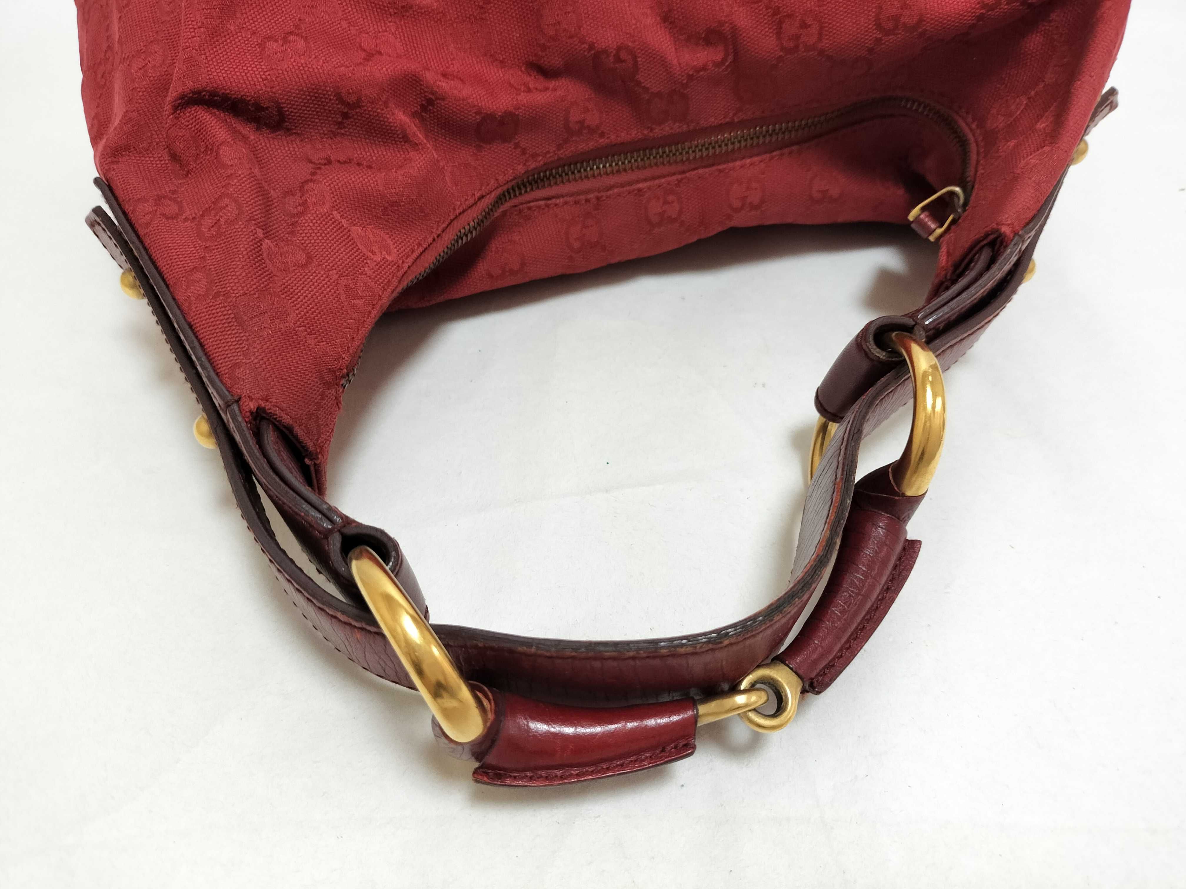 GG Canvas Gucci GG Canvas Horsebit Shoulder Bag — view 3
