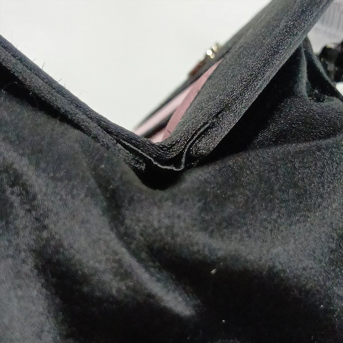 satin and beaded handbag, black — view 13