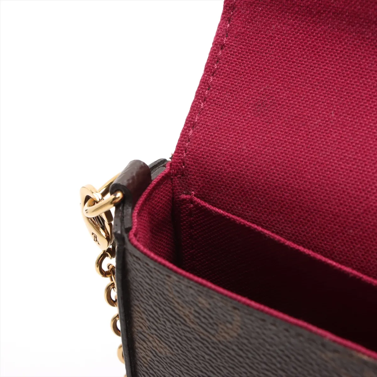 Monogram Pochette Félicie M81896 CA1200 Brown RFID reaction — view 11