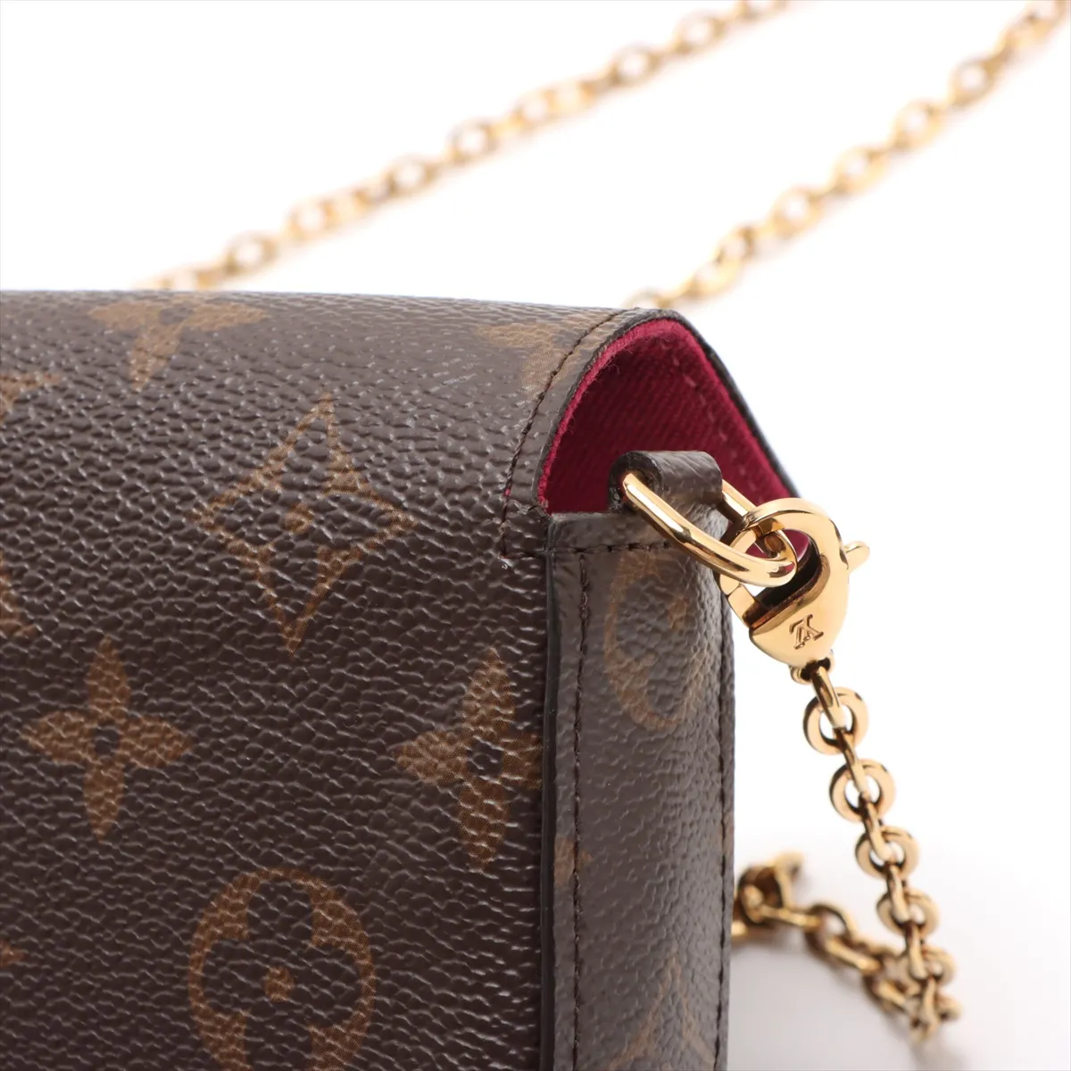 Monogram Pochette Félicie M81896 CA1200 Brown RFID reaction — view 14