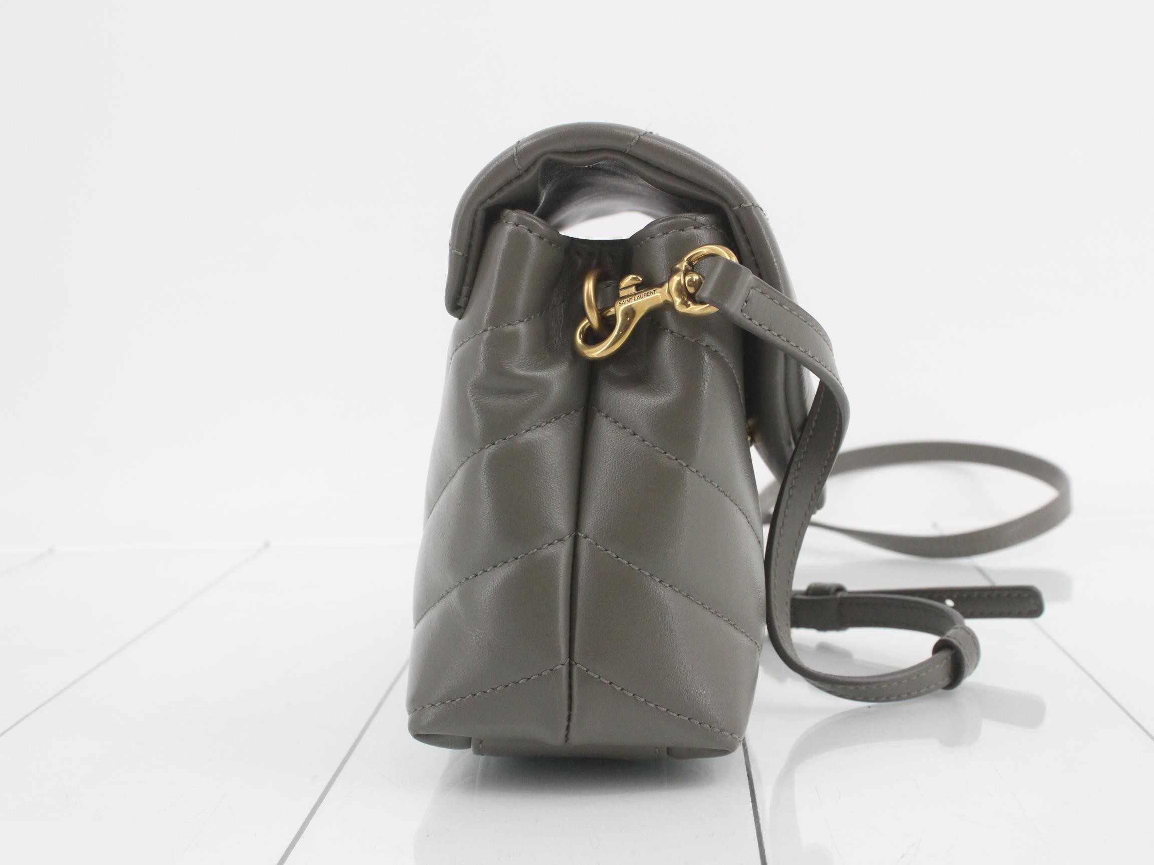 Lulu Toy Shoulder Bag, Gray — view 4