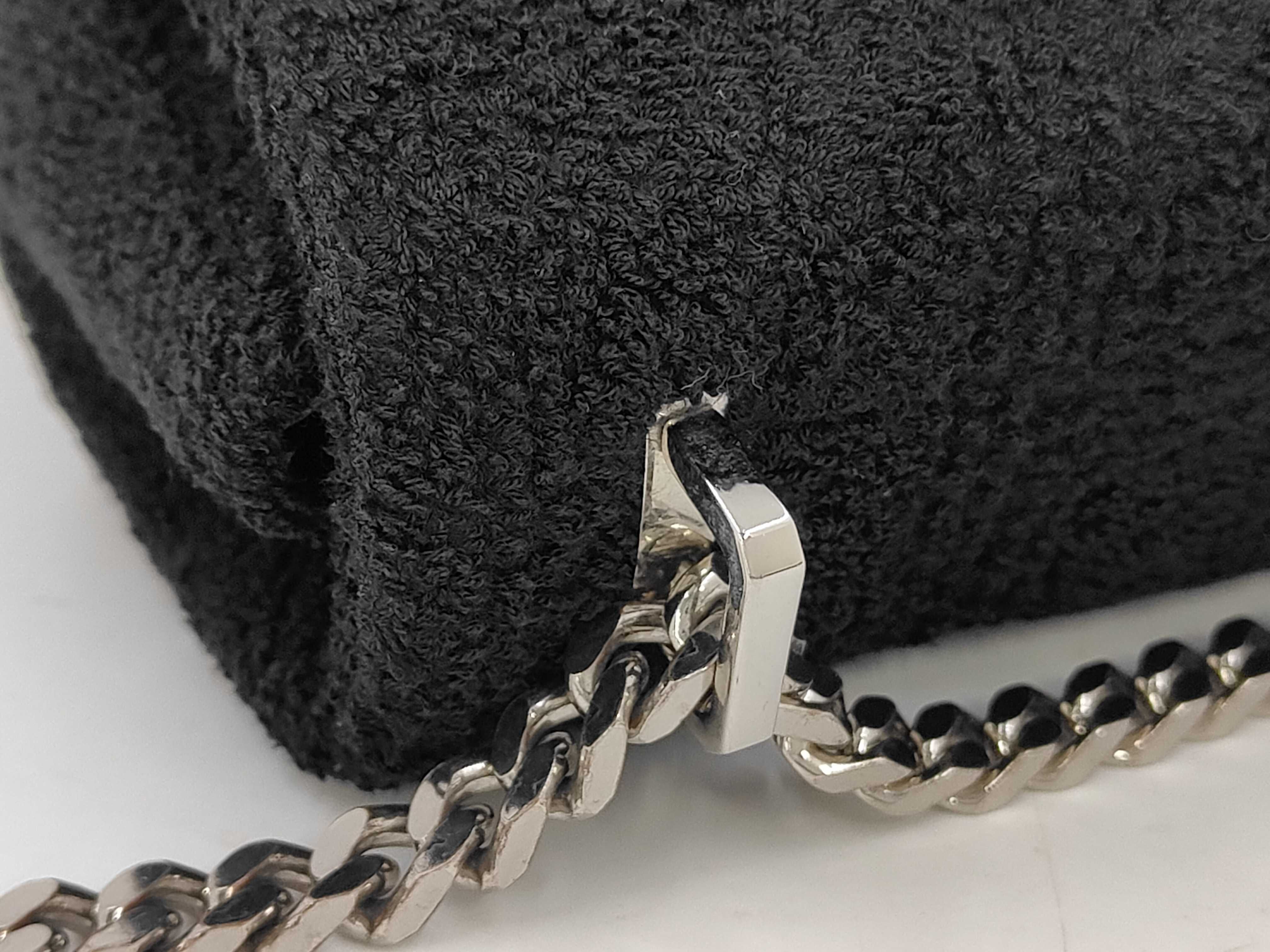 Chain Shoulder Bag, Pile Fabric, Roller Bag, TB Logo Shoulder Bag — view 5