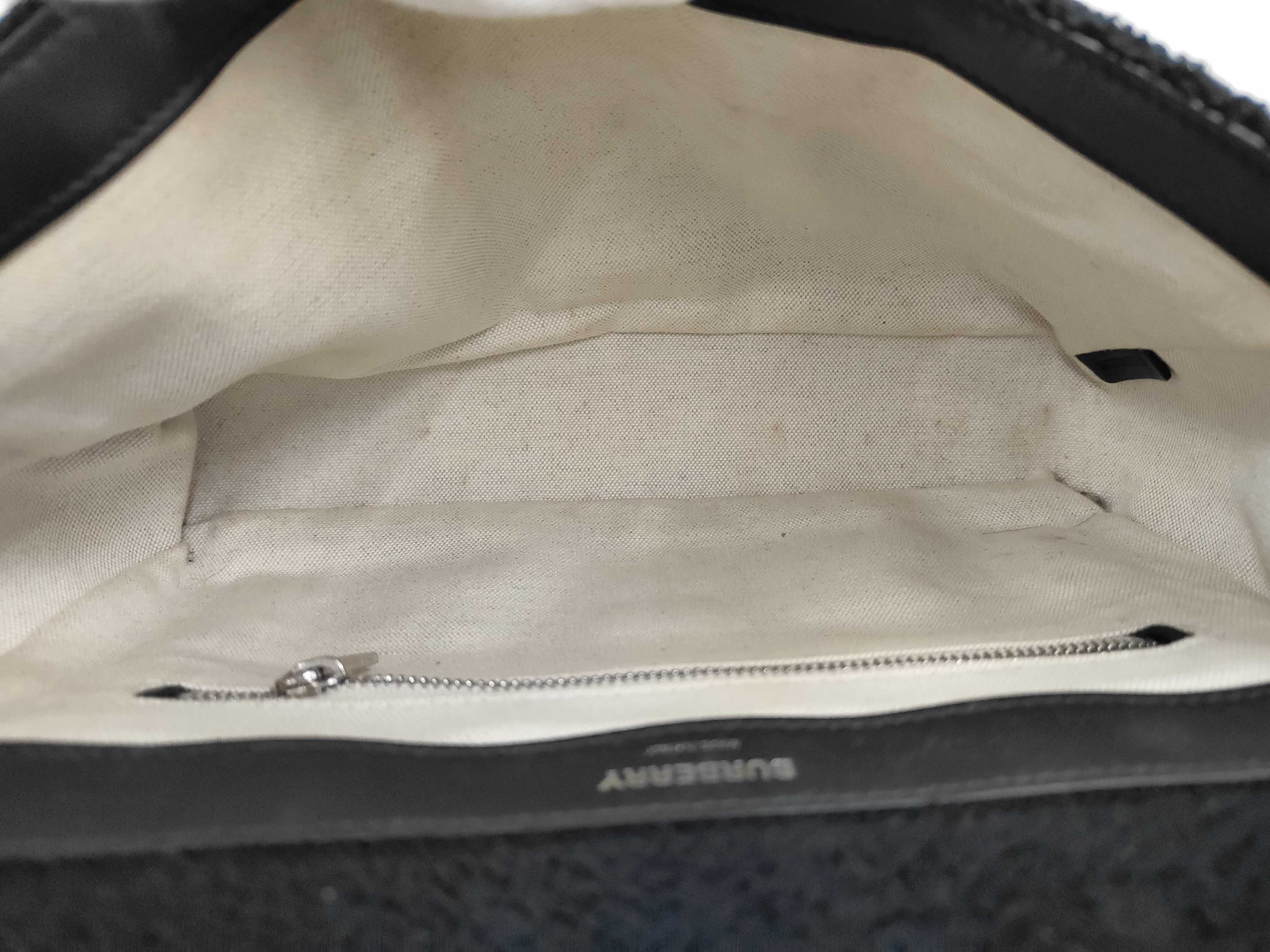 Chain Shoulder Bag, Pile Fabric, Roller Bag, TB Logo Shoulder Bag — view 9