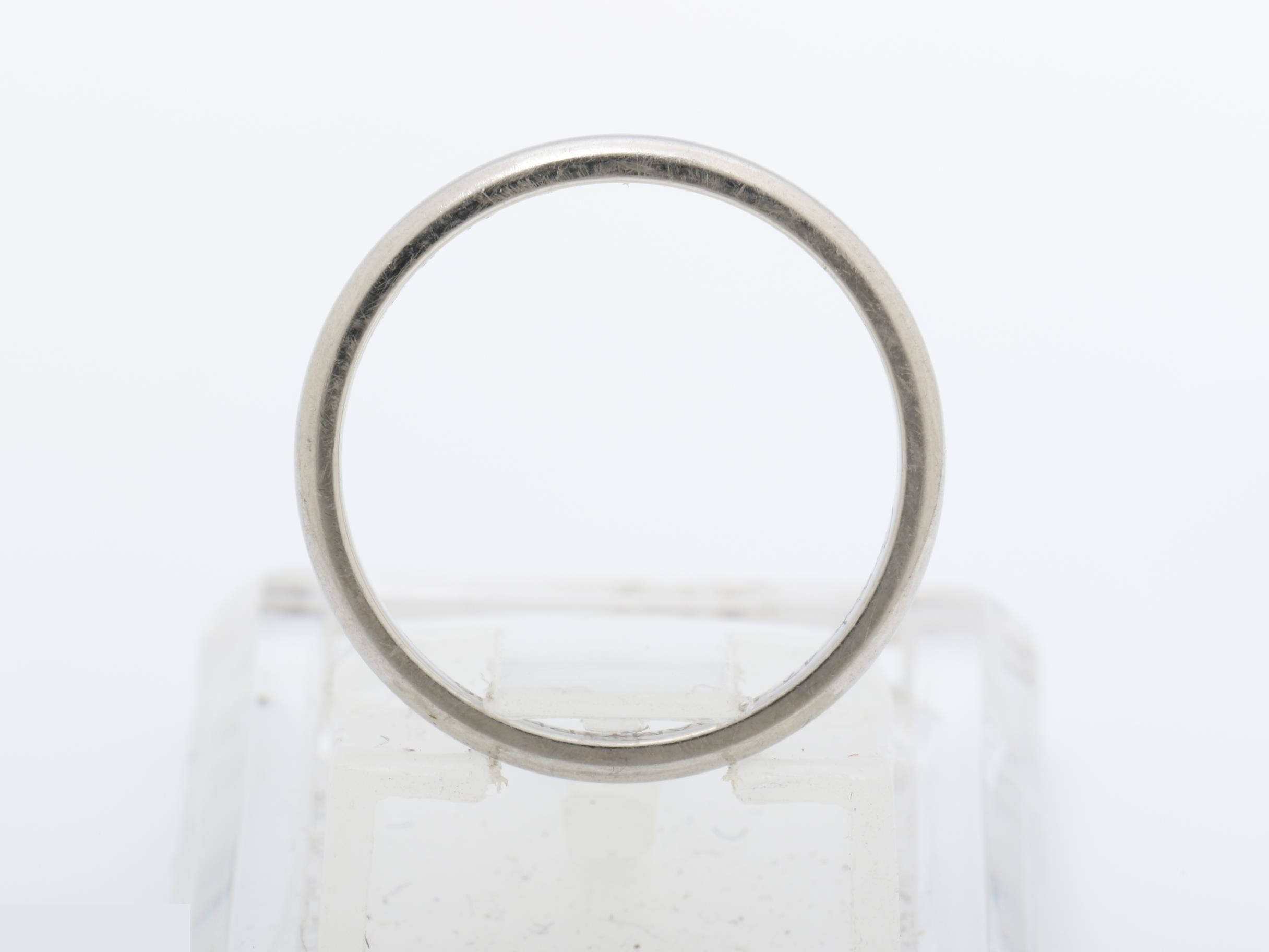 Other lines Precious metals/rings Engagement Pt950 2.2g #47 — view 3