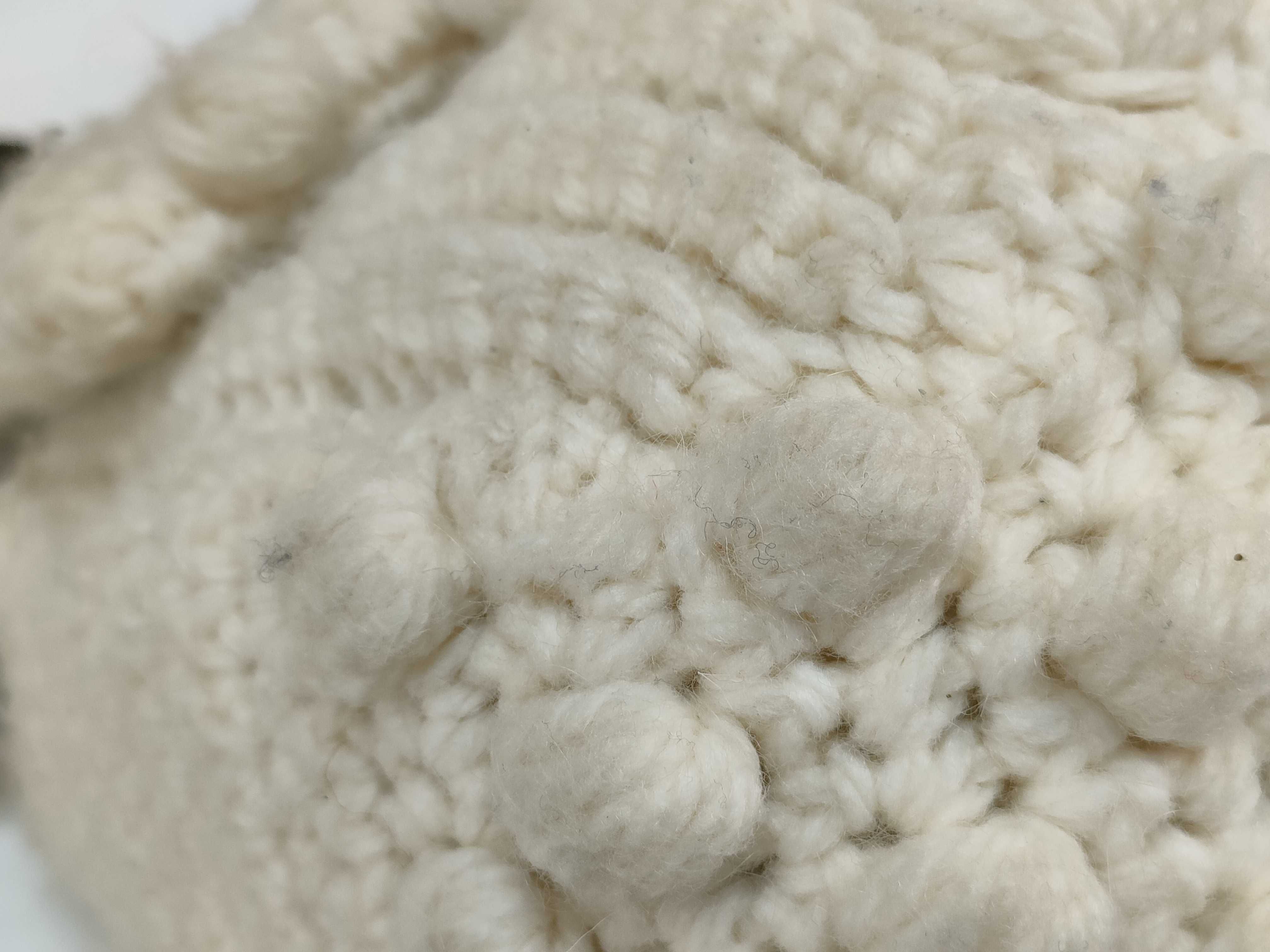 Mamma Bucket Knit White Handbag — view 6