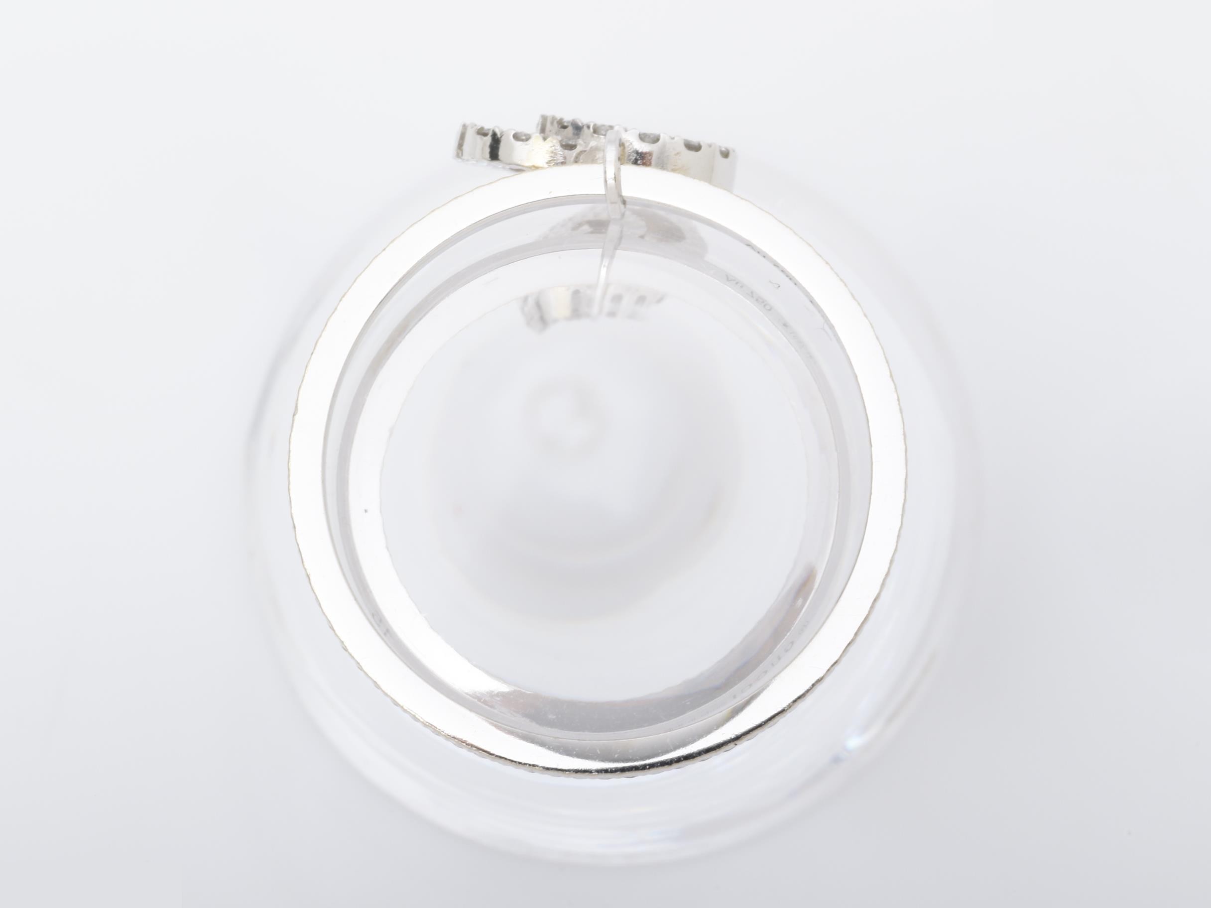 GG Running Diamond Ring, 750WG, 2.0g, #15 — view 5