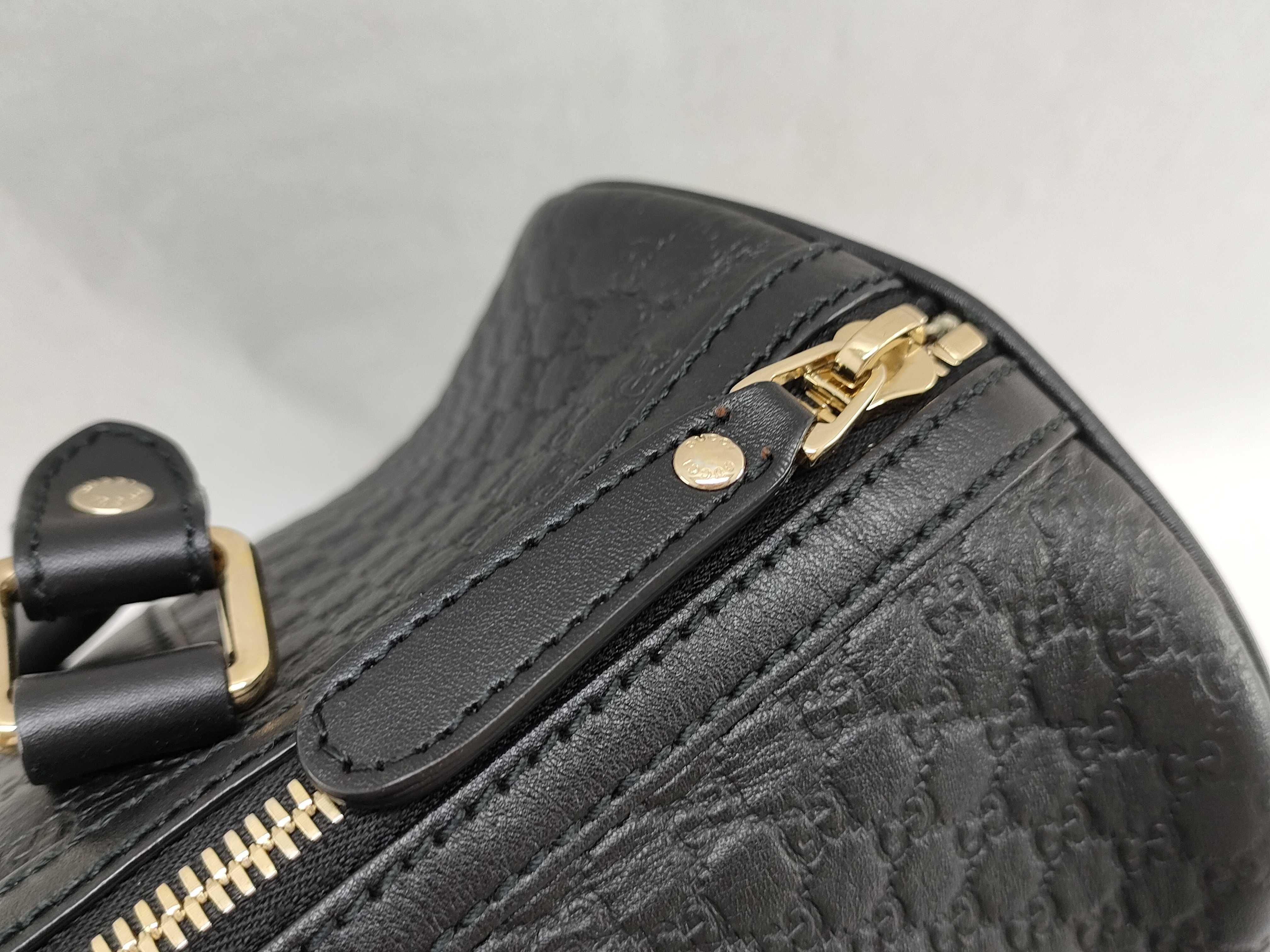 Microguccissima Black 449646000926 Mini Boston Bag Handbag — view 14