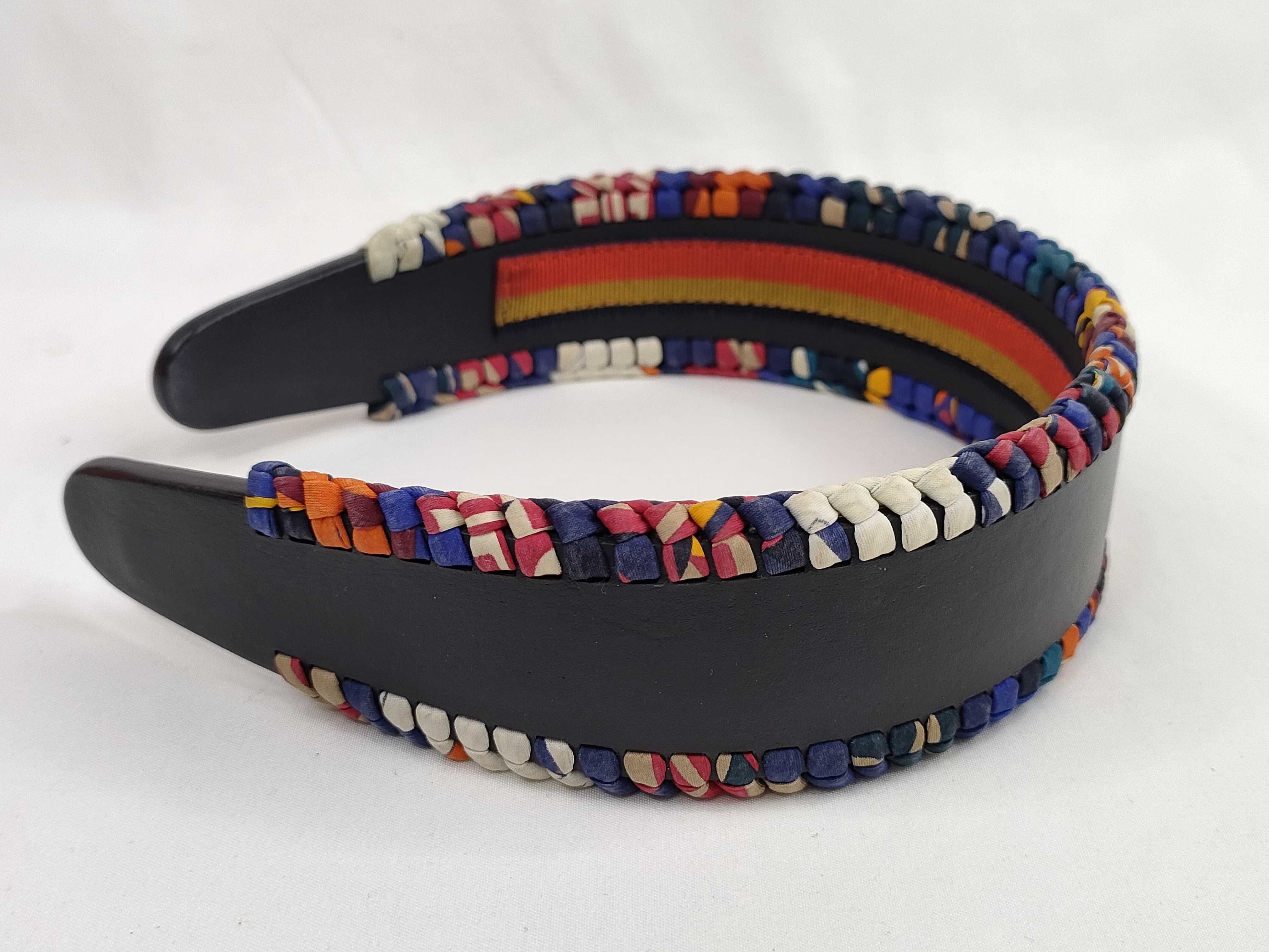 Multicolor Hair Accessory FANTAISIE DETRIERS Headband Grace Silk with Box — view 2