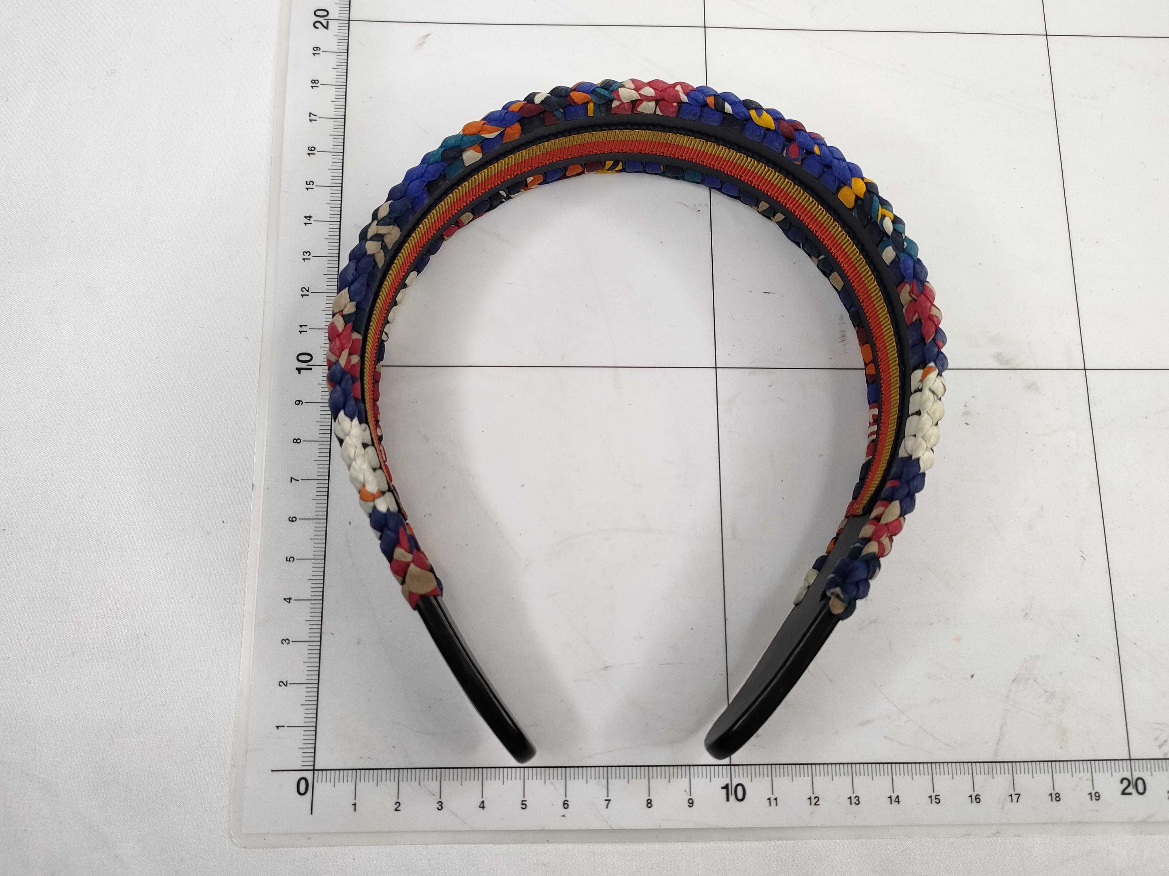 Multicolor Hair Accessory FANTAISIE DETRIERS Headband Grace Silk with Box — view 9