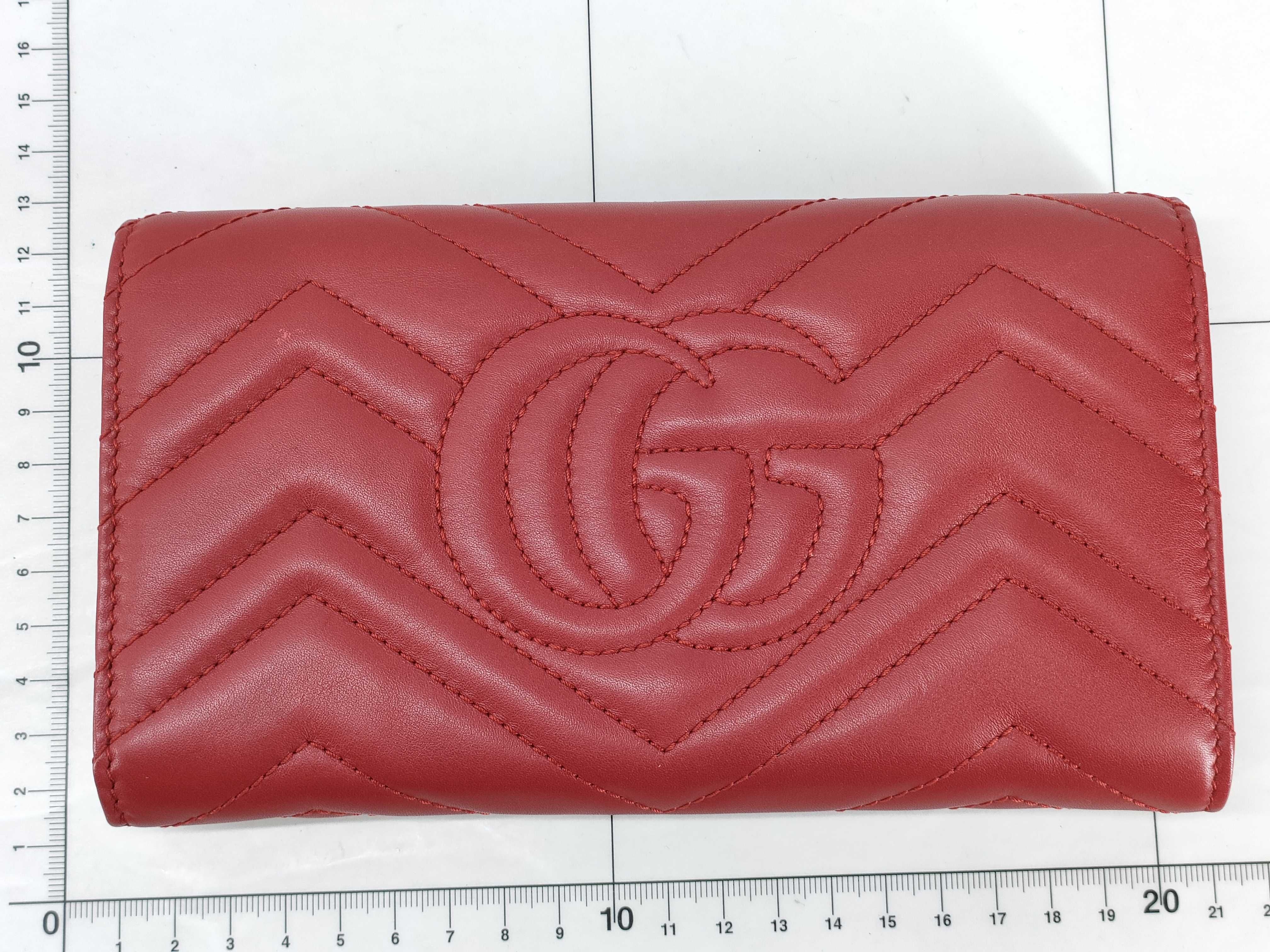 Marmont Leather Long Wallet 443436 — view 2