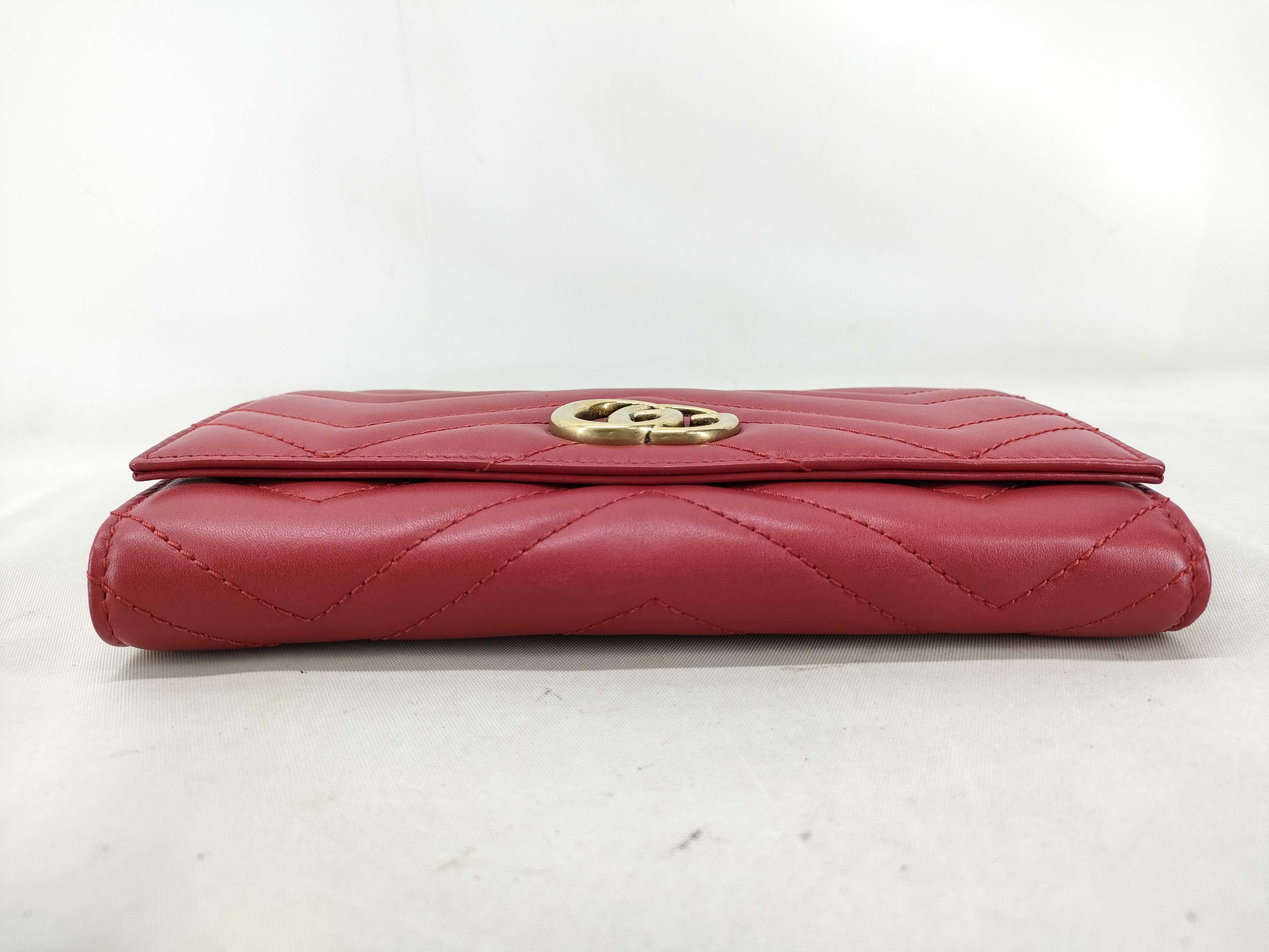 Marmont Leather Long Wallet 443436 — view 4