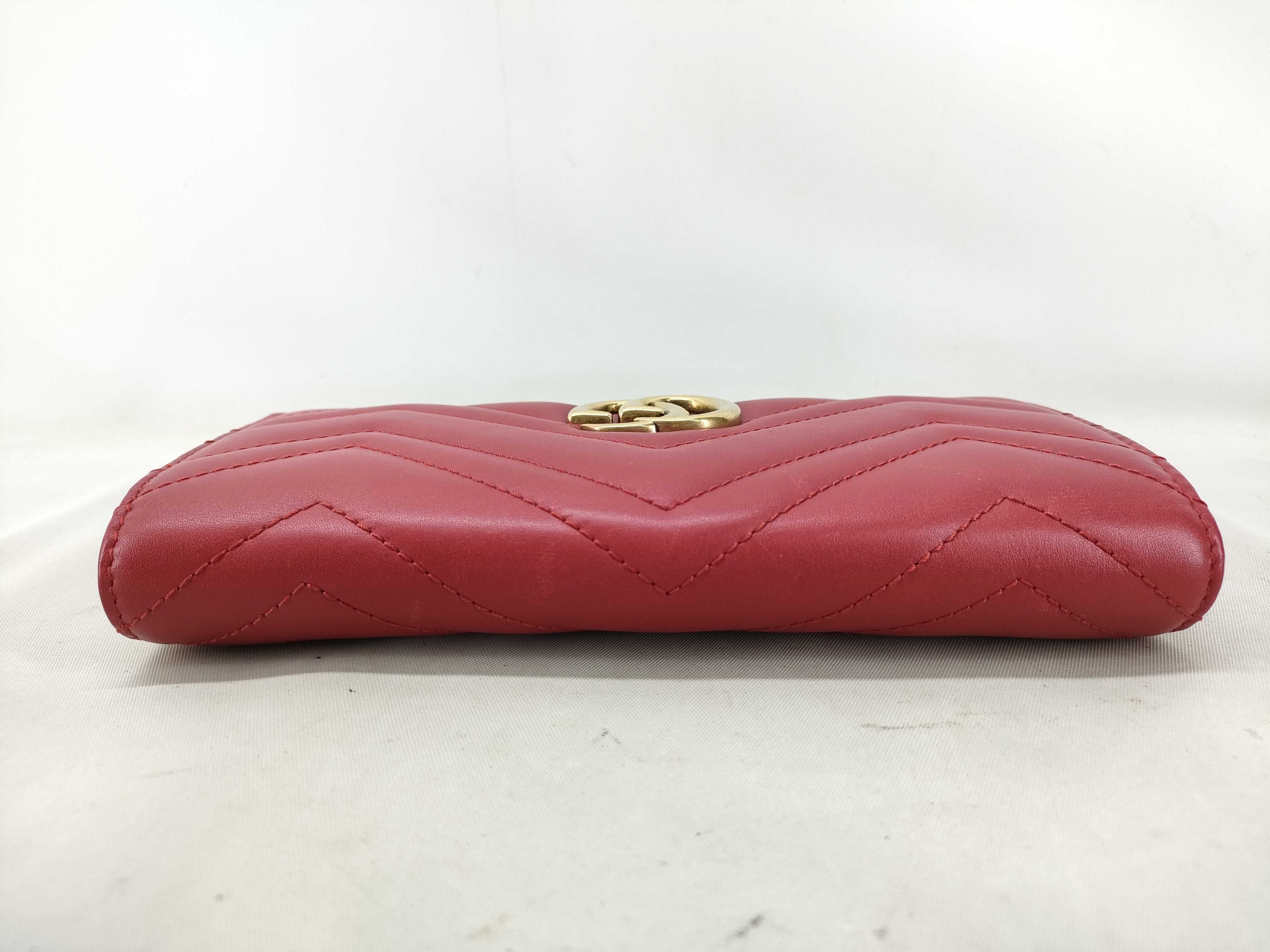 Marmont Leather Long Wallet 443436 — view 6