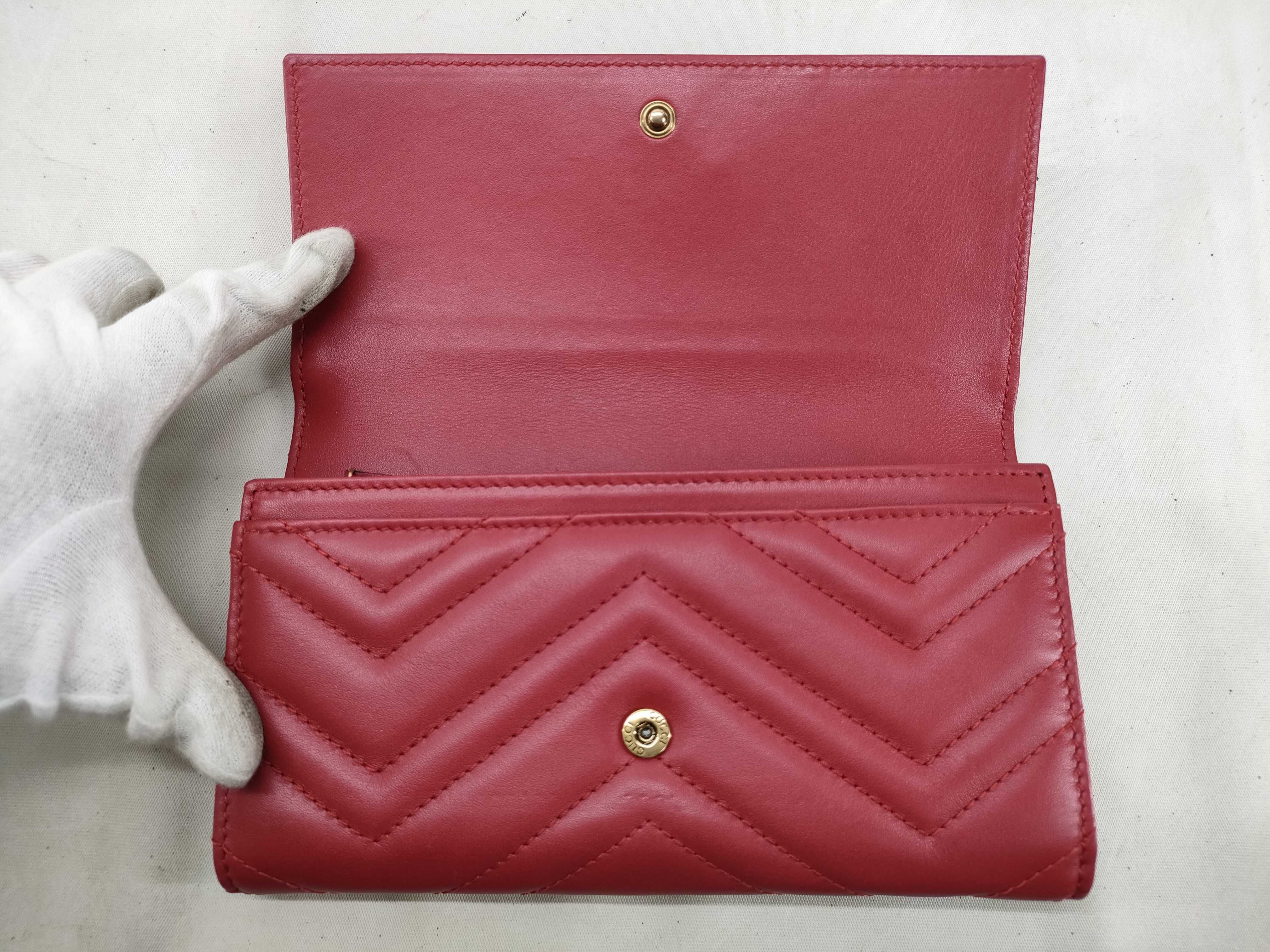 Marmont Leather Long Wallet 443436 — view 7
