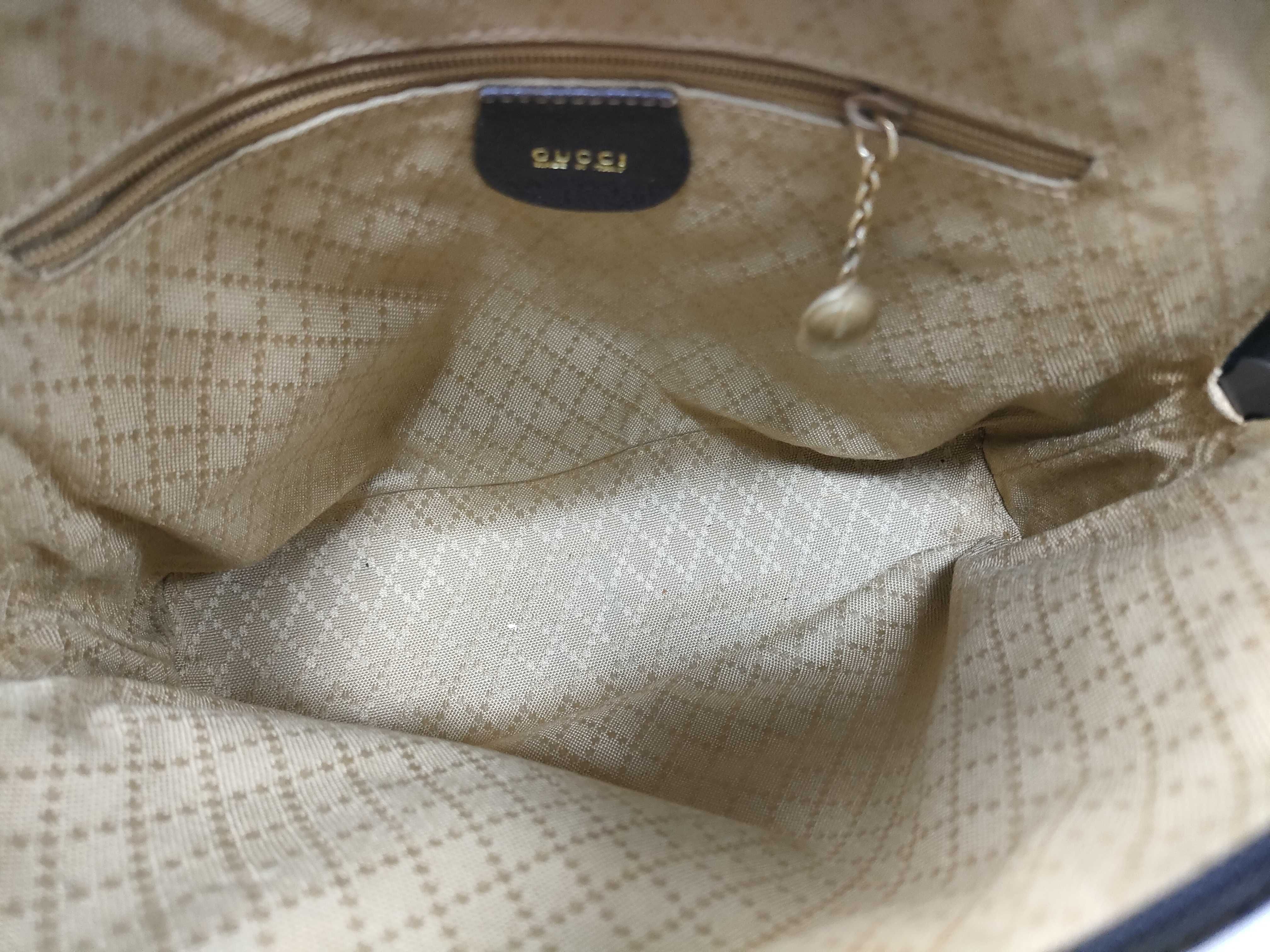 Bamboo Brown Suede Bamboo Handbag — view 10