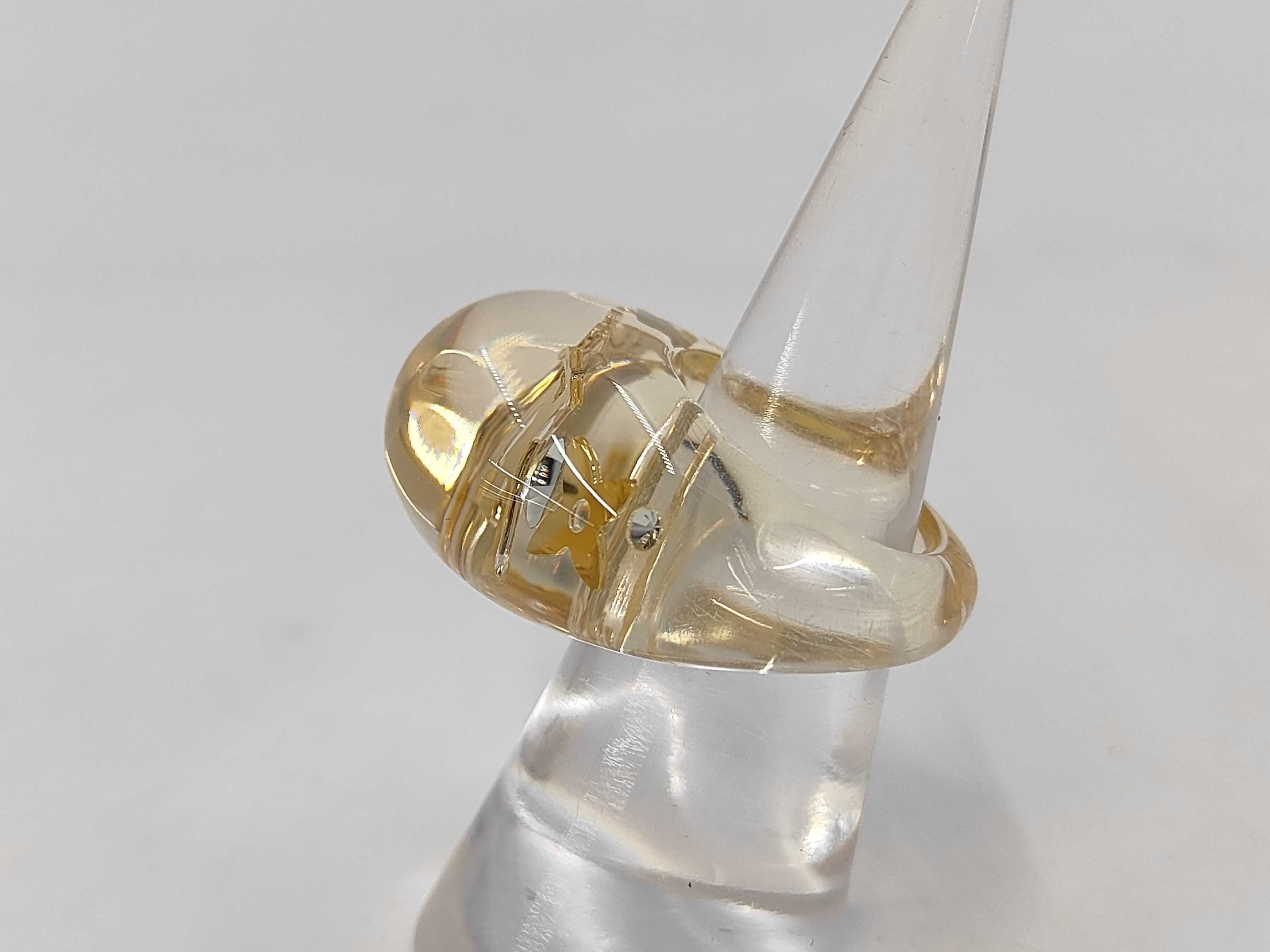Monogram Bague Inclusion Ring, Size S — view 2