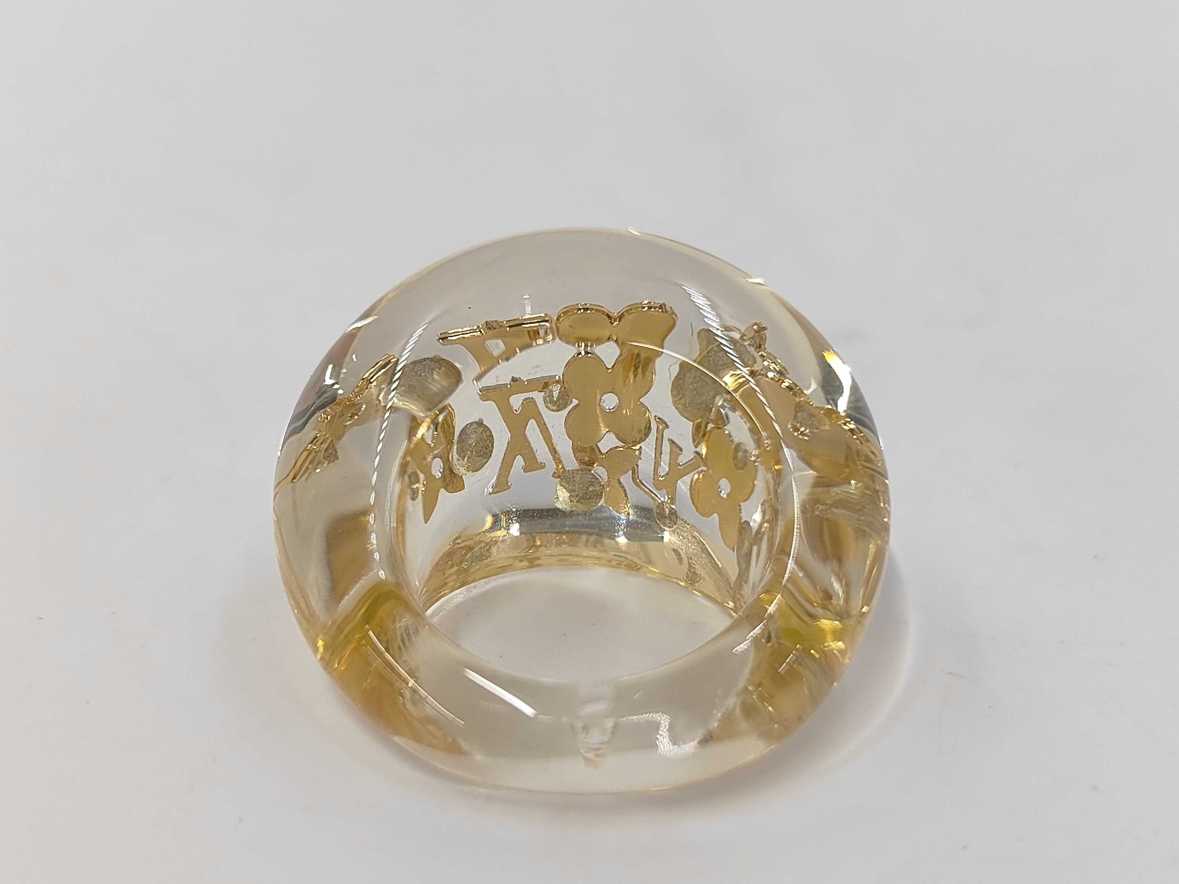 Monogram Bague Inclusion Ring, Size S — view 3