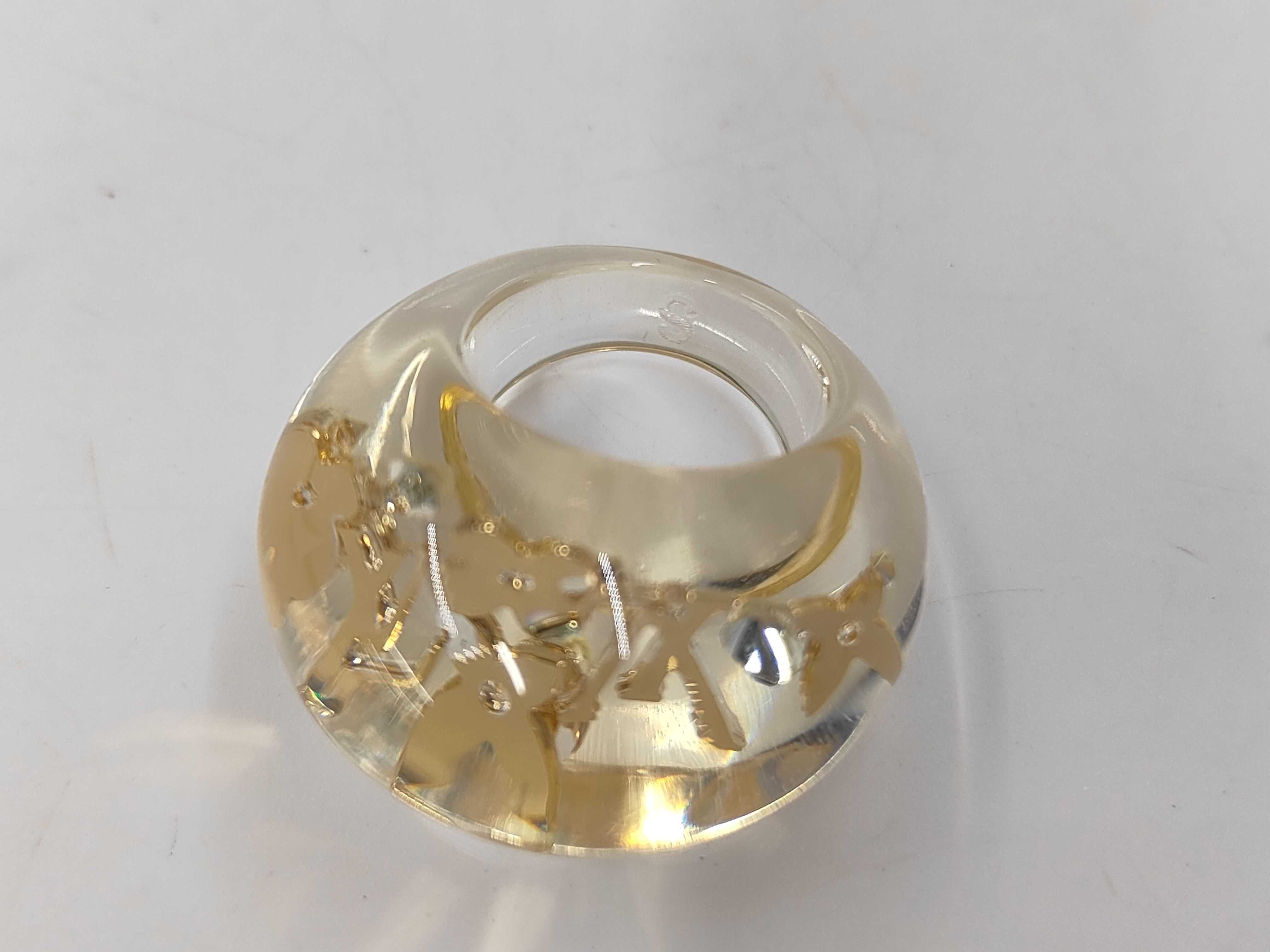 Monogram Bague Inclusion Ring, Size S — view 5
