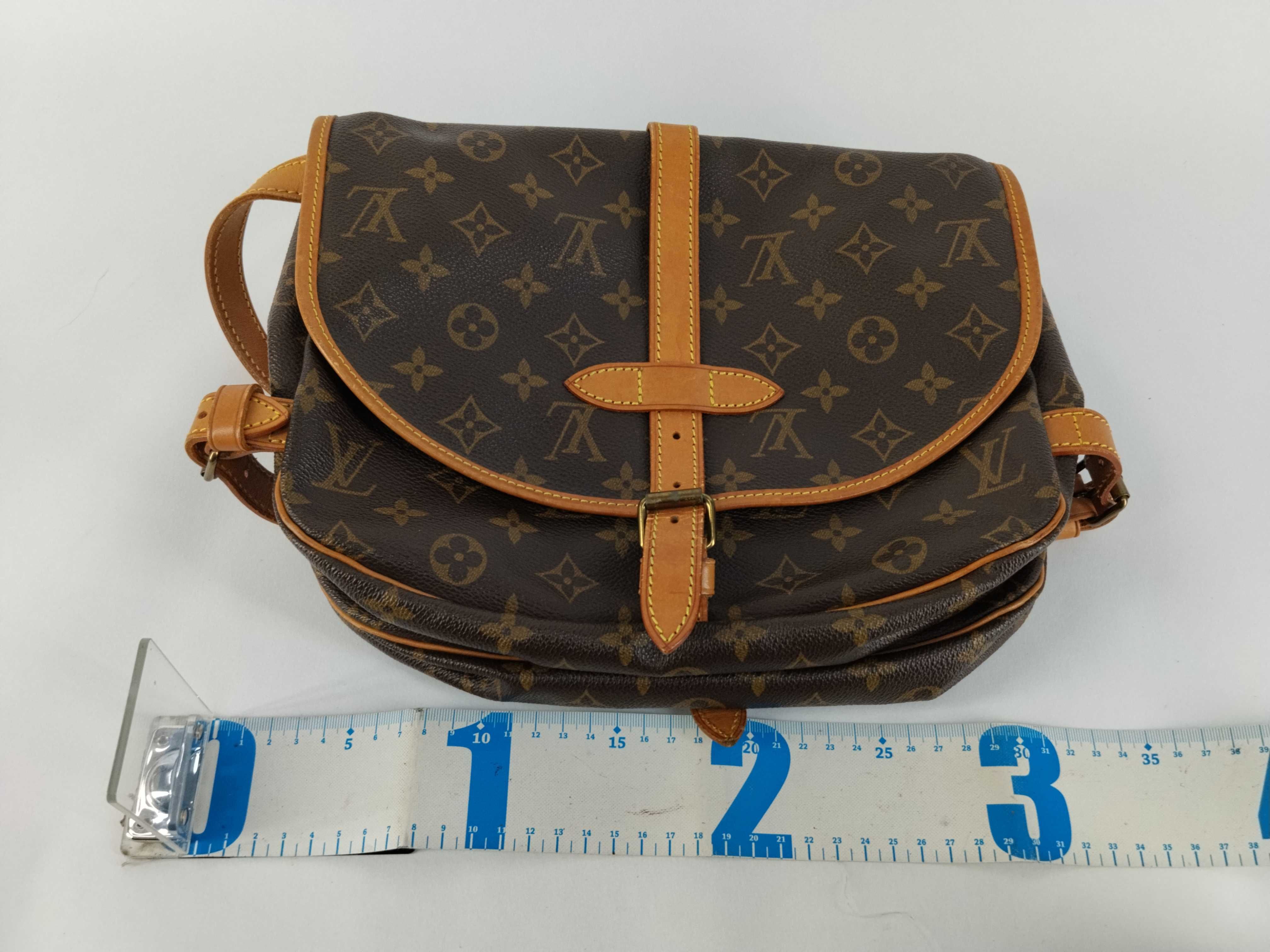 Monogram Bag Louis Vuitton Monogram Saumur Shoulder Bag — view 2