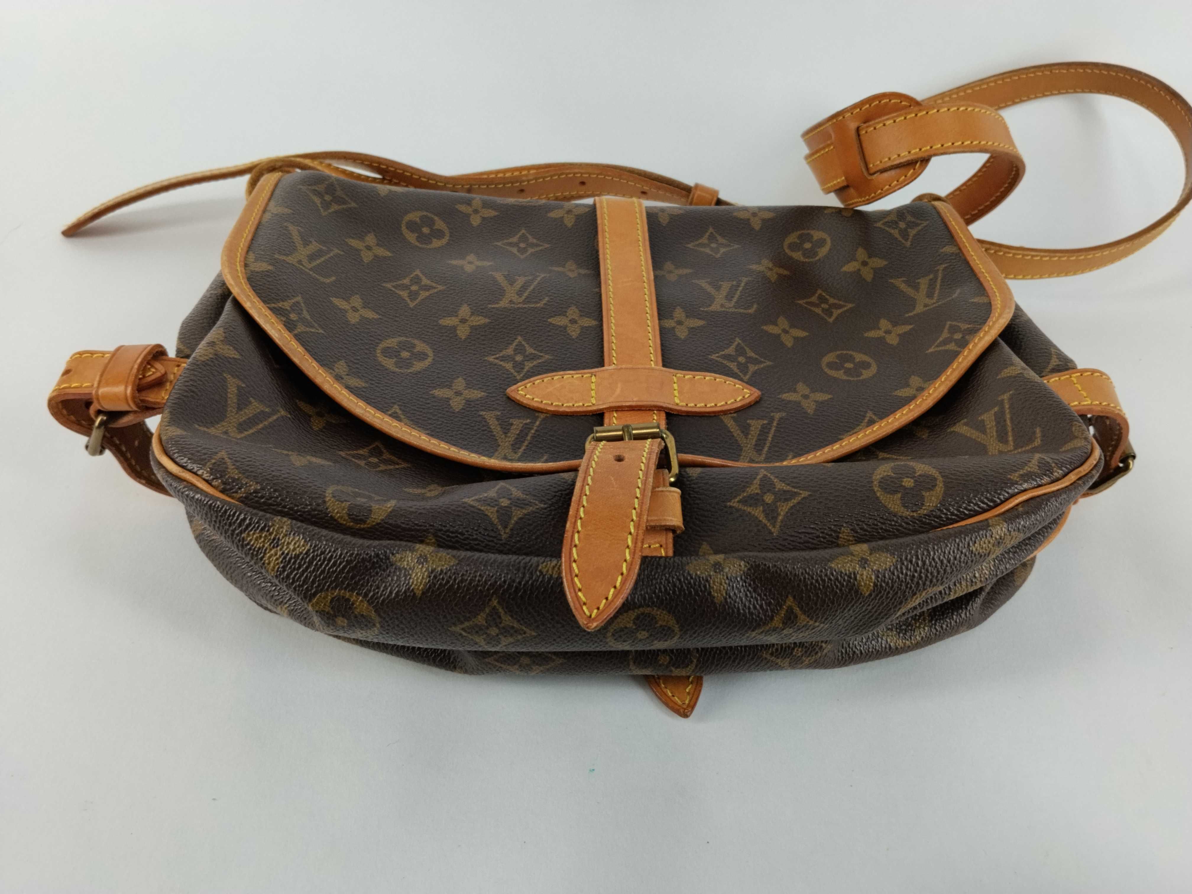 Monogram Bag Louis Vuitton Monogram Saumur Shoulder Bag — view 7