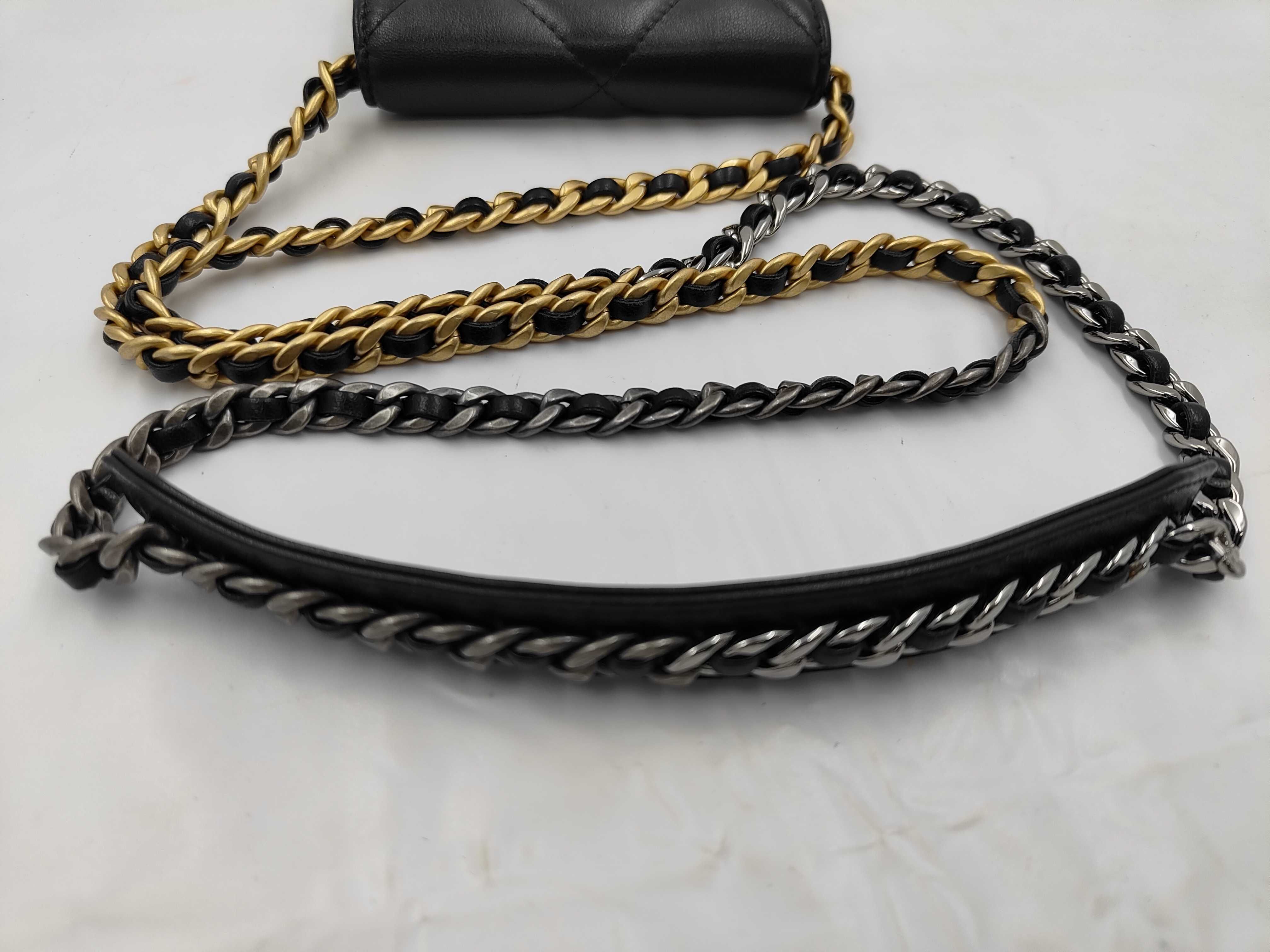 Matelassé Chain Shoulder Bag — view 3