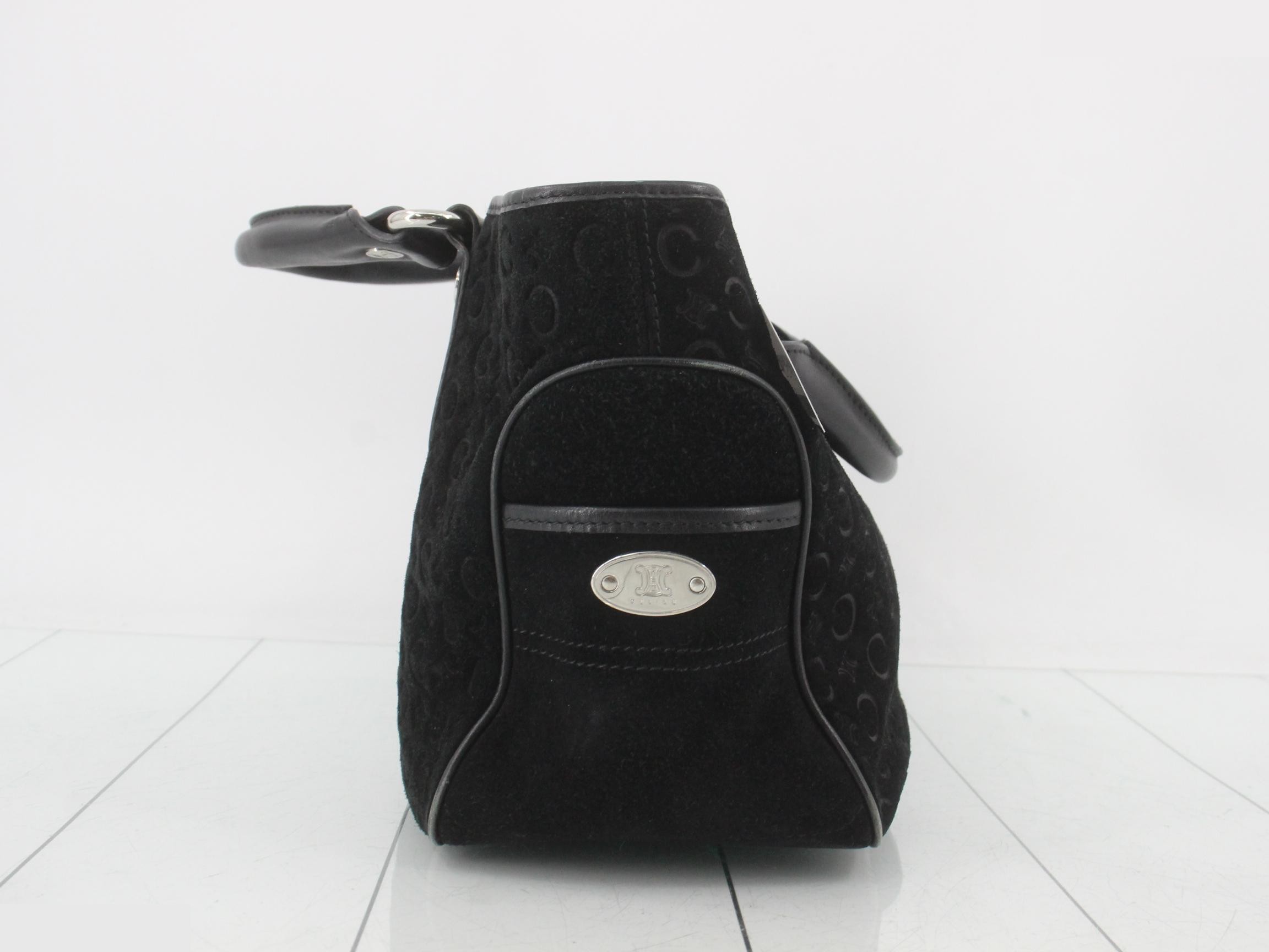 C Macadam Suede Boogie Bag, Black, Handbag — view 4